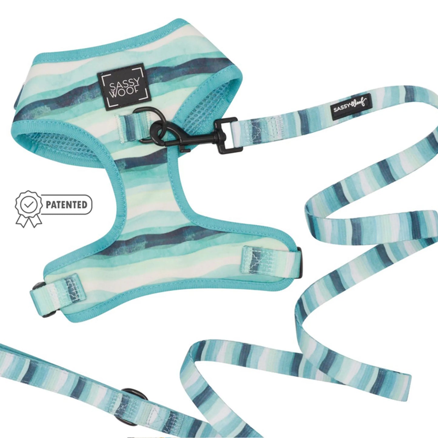 'Barks & Caicos' Collection: Tropical Vibe Dog Harness Bundle