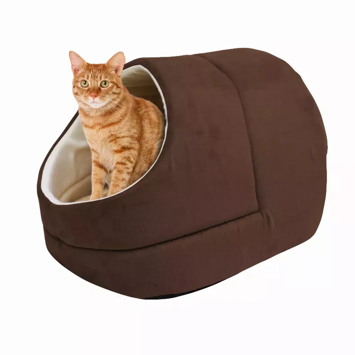 GOOPAWS Cat Cave - Cozy and Warm Sleeping Spot for Cats