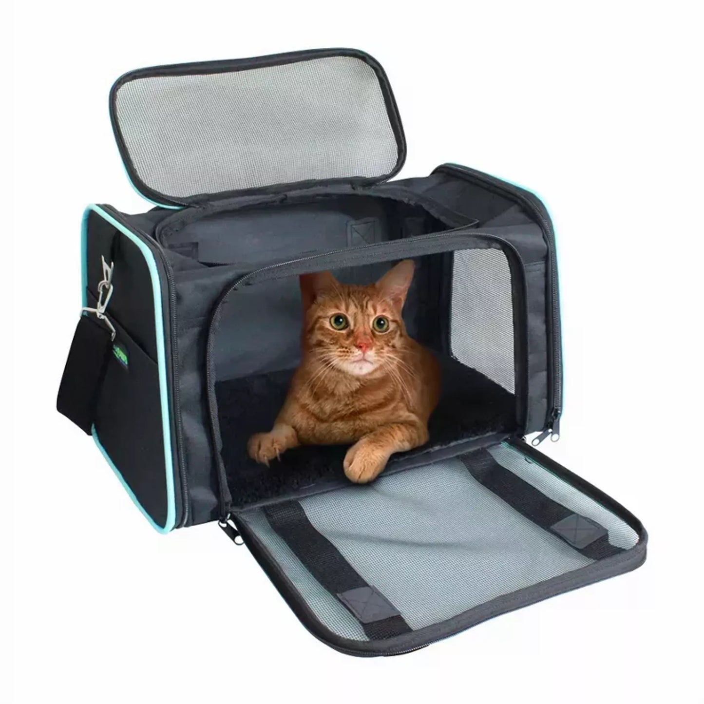 Soft-Sided Kennel Pet Carrier - Airline Approved and Collapsible