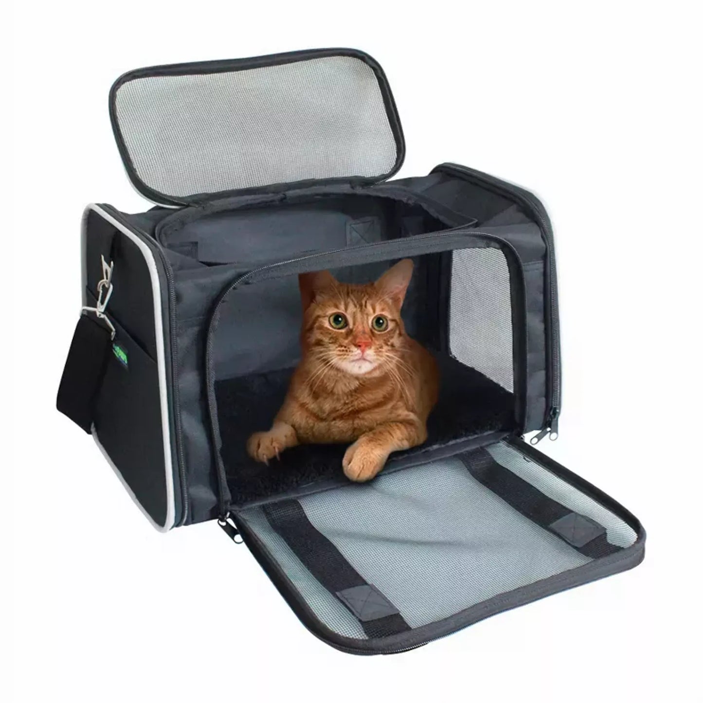 Soft-Sided Kennel Pet Carrier - Airline Approved and Collapsible