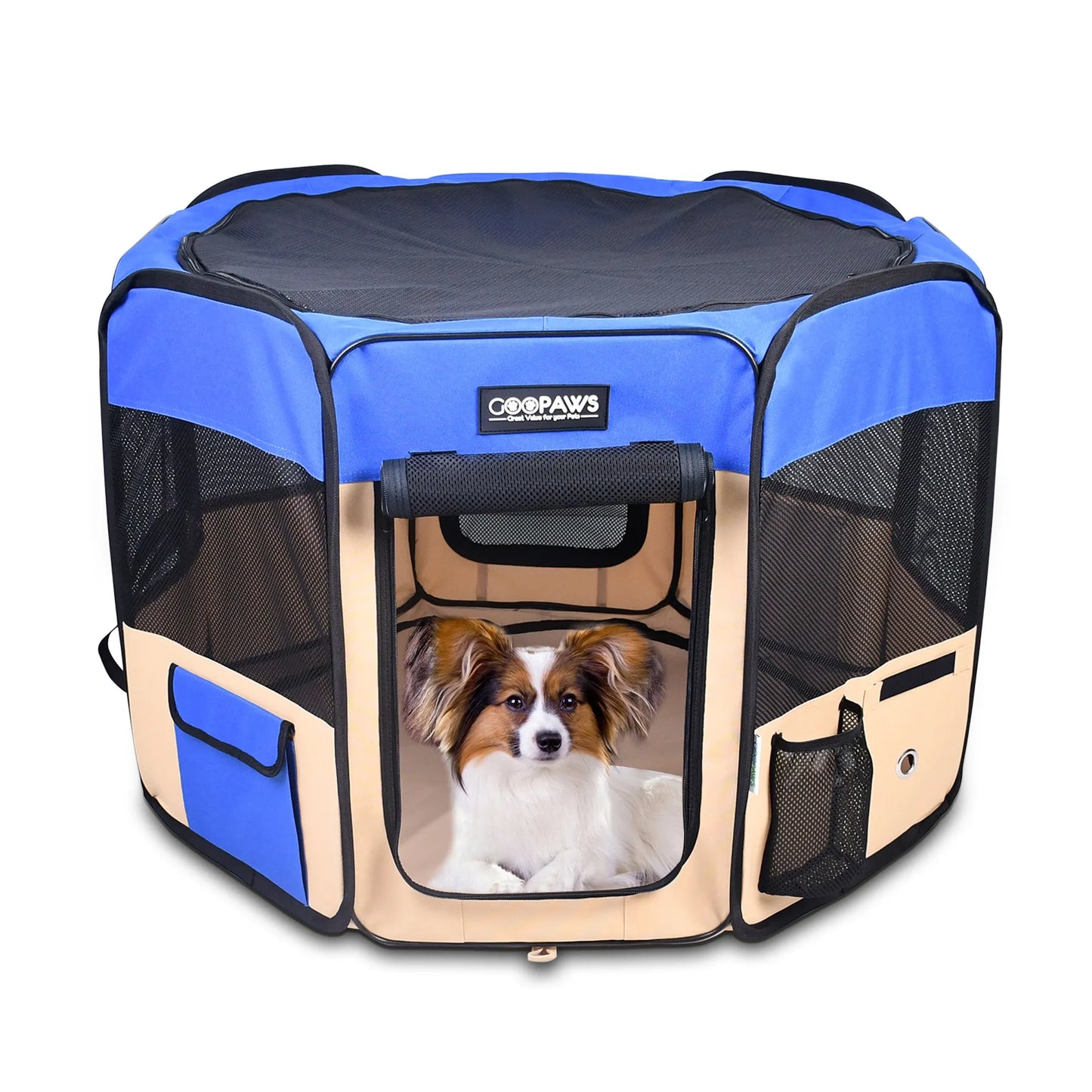 JESPET Pet Dog Playpen - Portable Exercise Pen for Small and Medium Pets