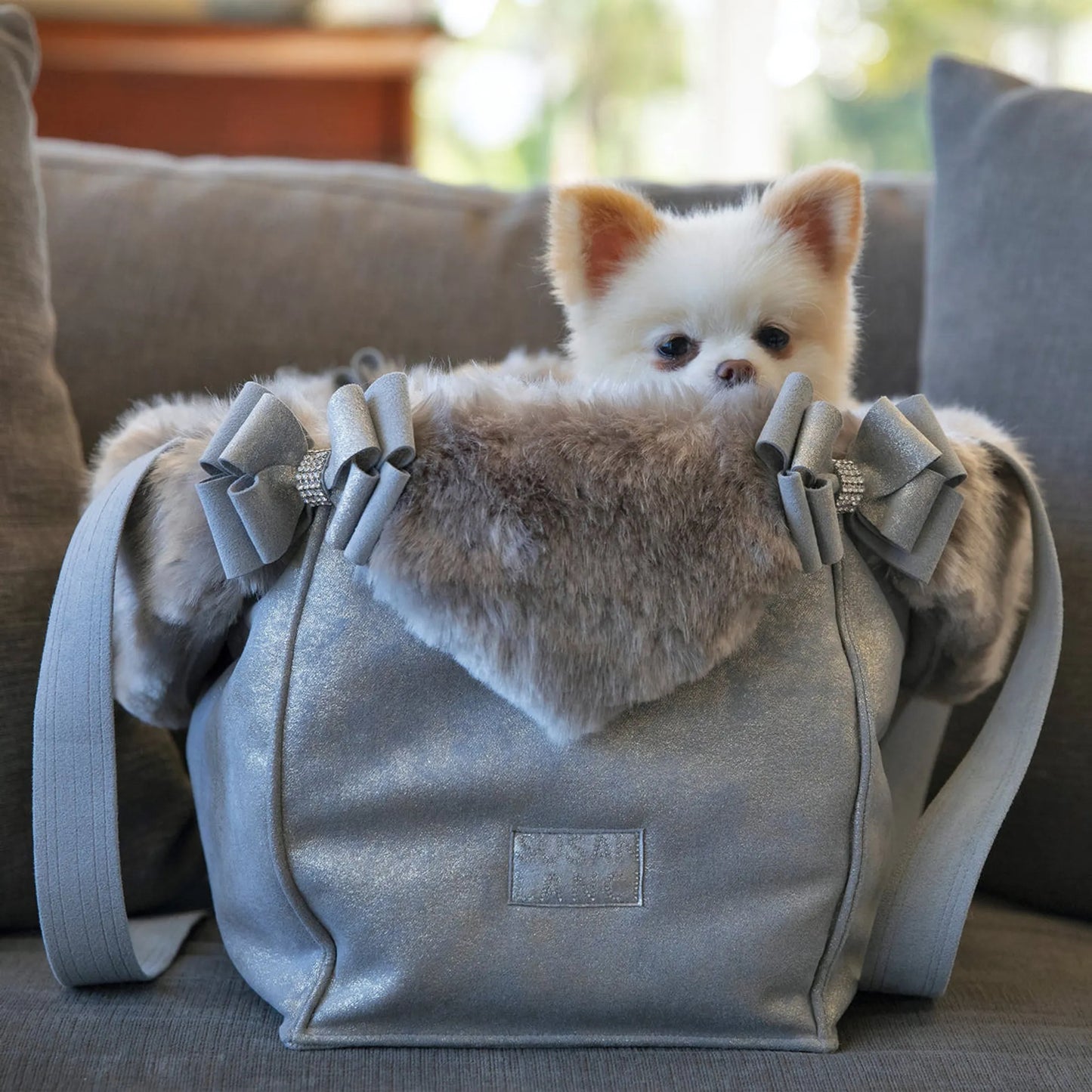 Susan Lanci Glitzerati Luxury Pet Carrier - Stylish & Durable