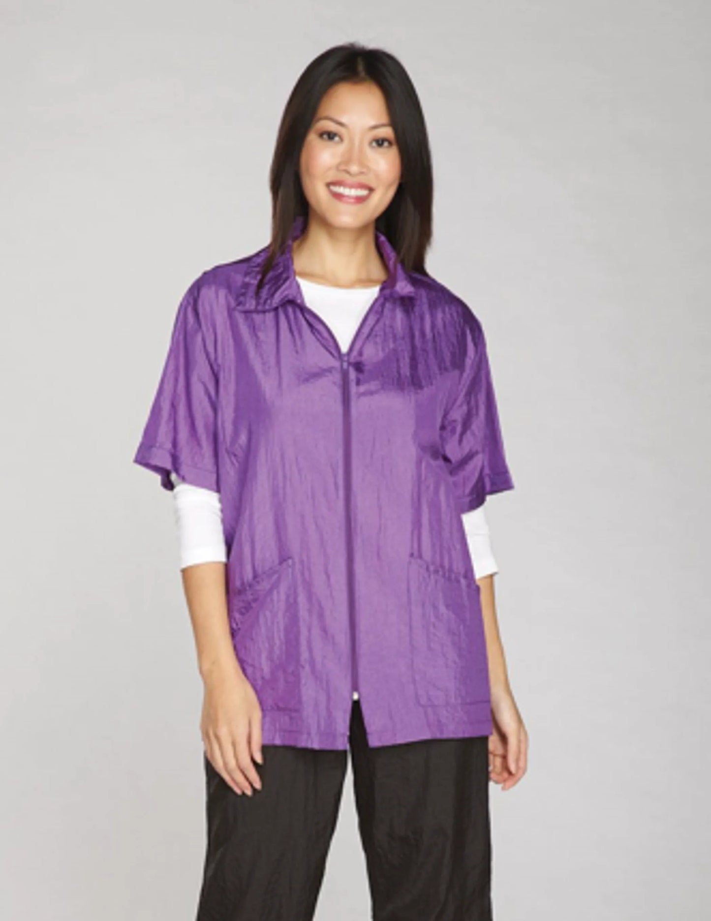 Small Black TP Grooming Jacket - Perfect for Pet Grooming
