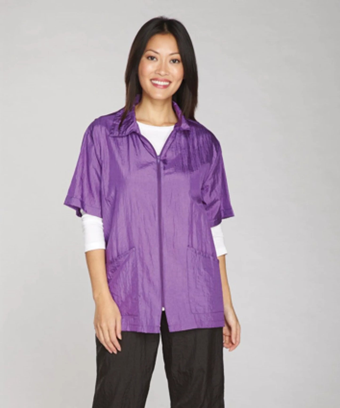 Small Black TP Grooming Jacket - Perfect for Pet Grooming