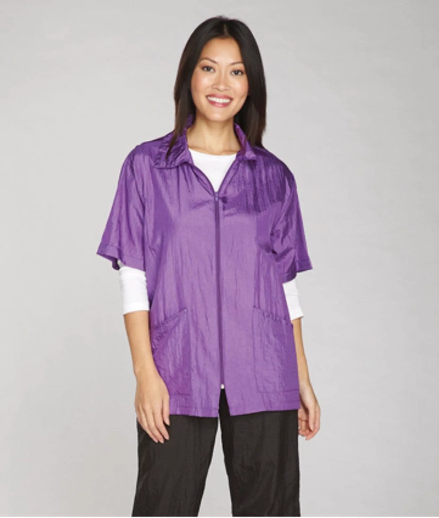 Small Black TP Grooming Jacket - Perfect for Pet Grooming