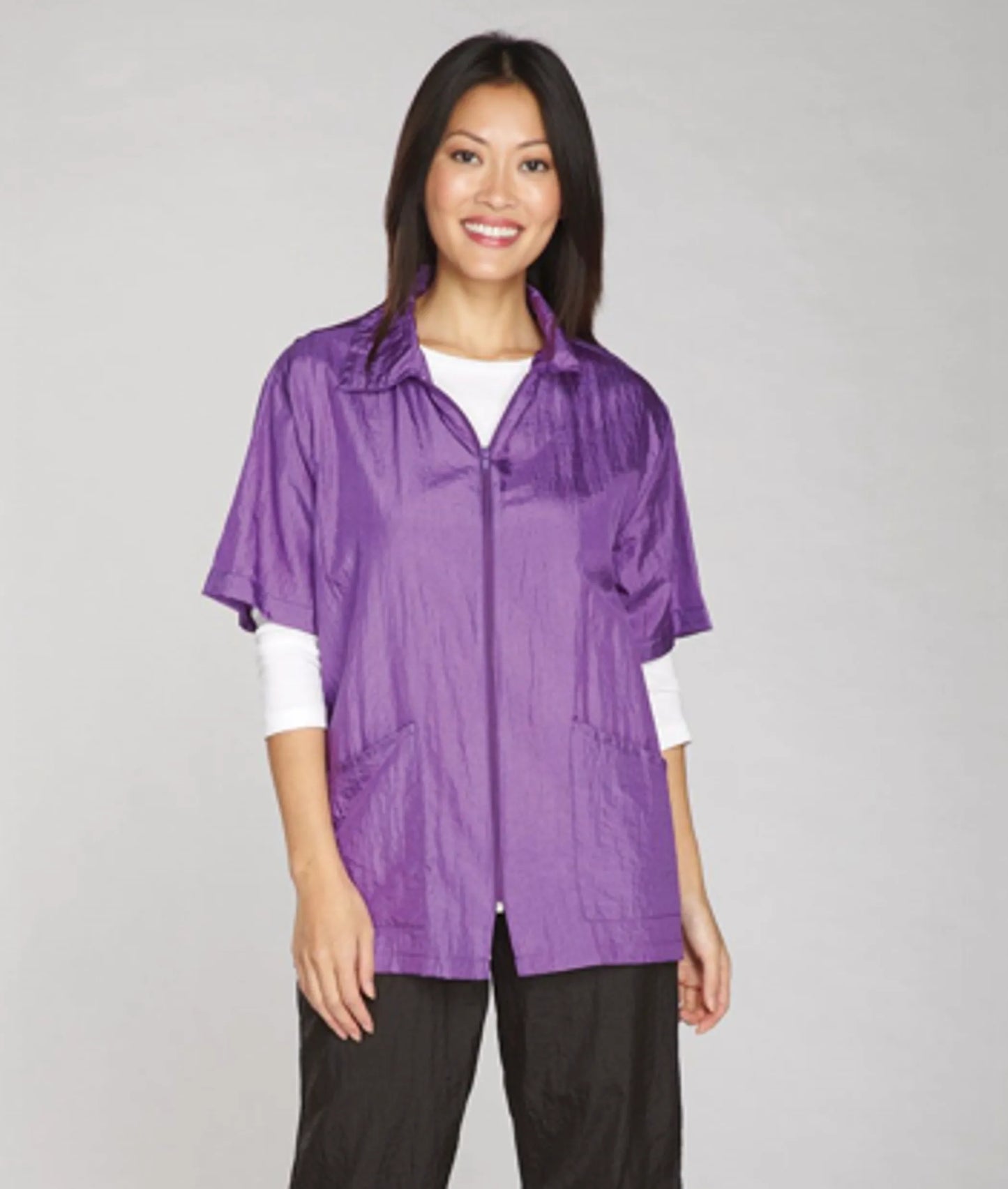 Small Black TP Grooming Jacket - Perfect for Pet Grooming