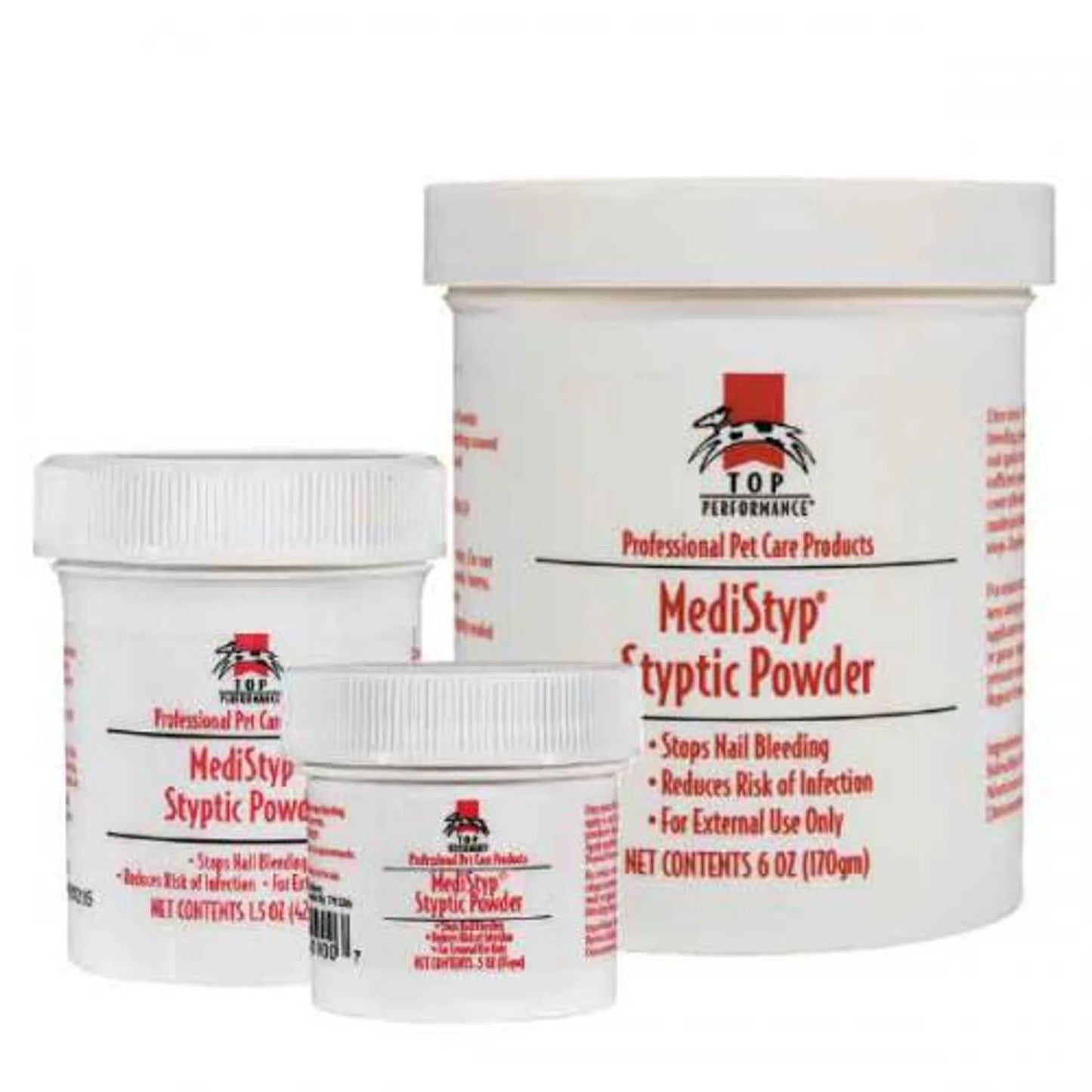 Top Performance MediStyp Powder with Benzocaine - Fast-Acting Pet Wound Care