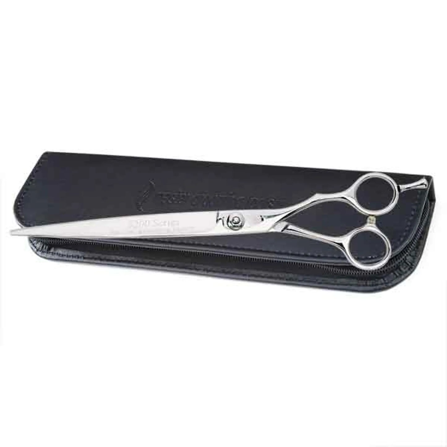 MG 5200 Blue Titanium Straight Shears - 6.5 Inch