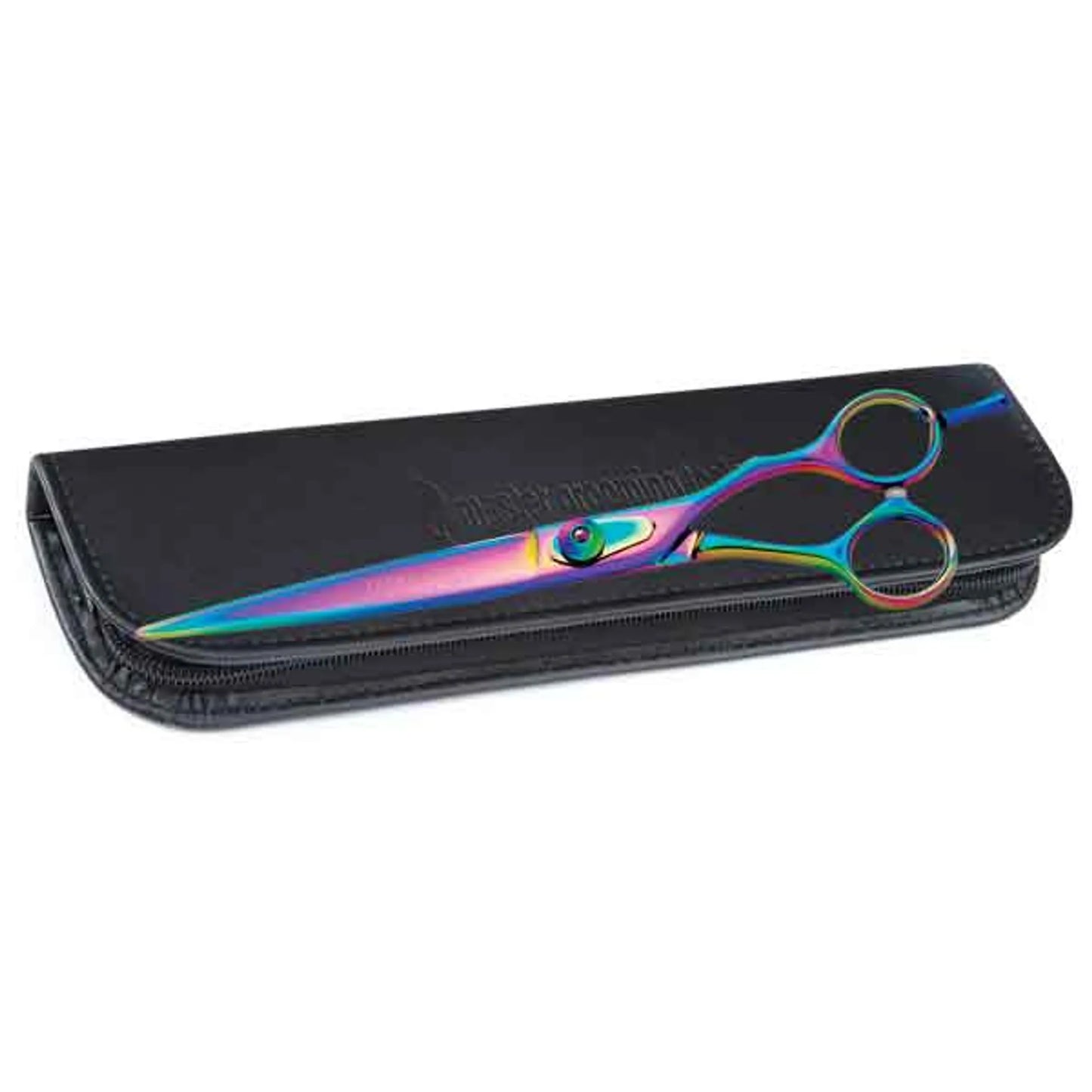 MG 5200 Blue Titanium Straight Shears - 6.5 Inch