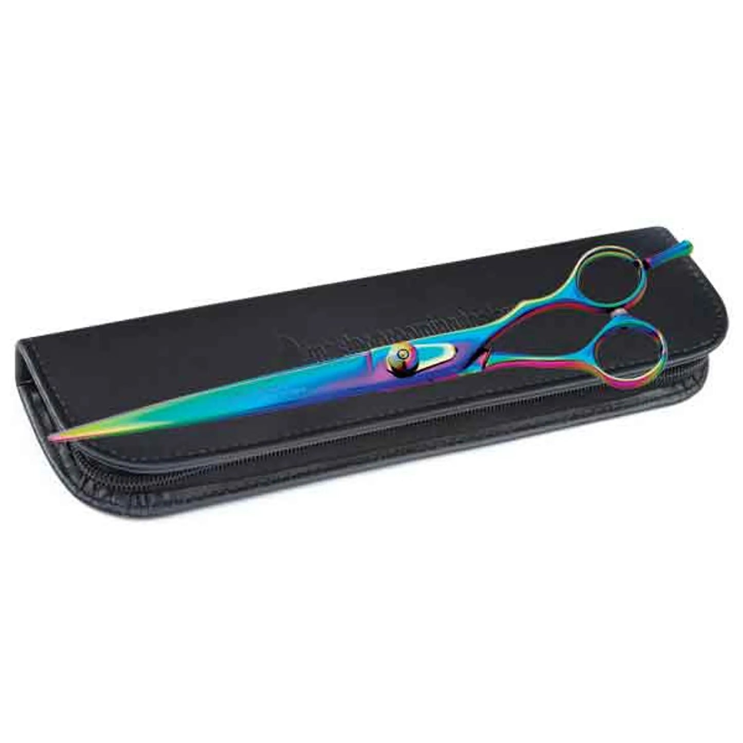 MG 5200 Blue Titanium Straight Shears - 6.5 Inch