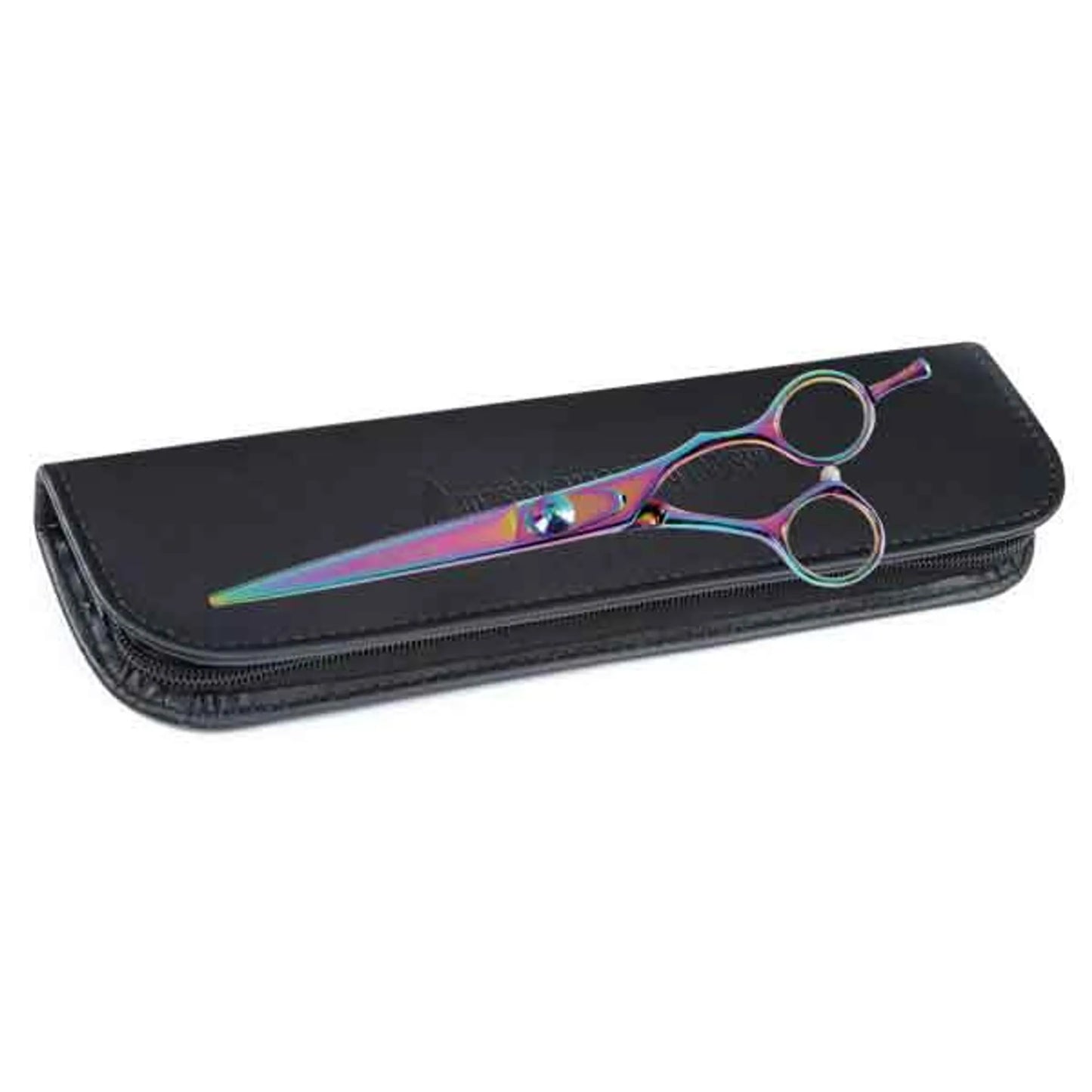 MG 5200 Blue Titanium Straight Shears - 6.5 Inch