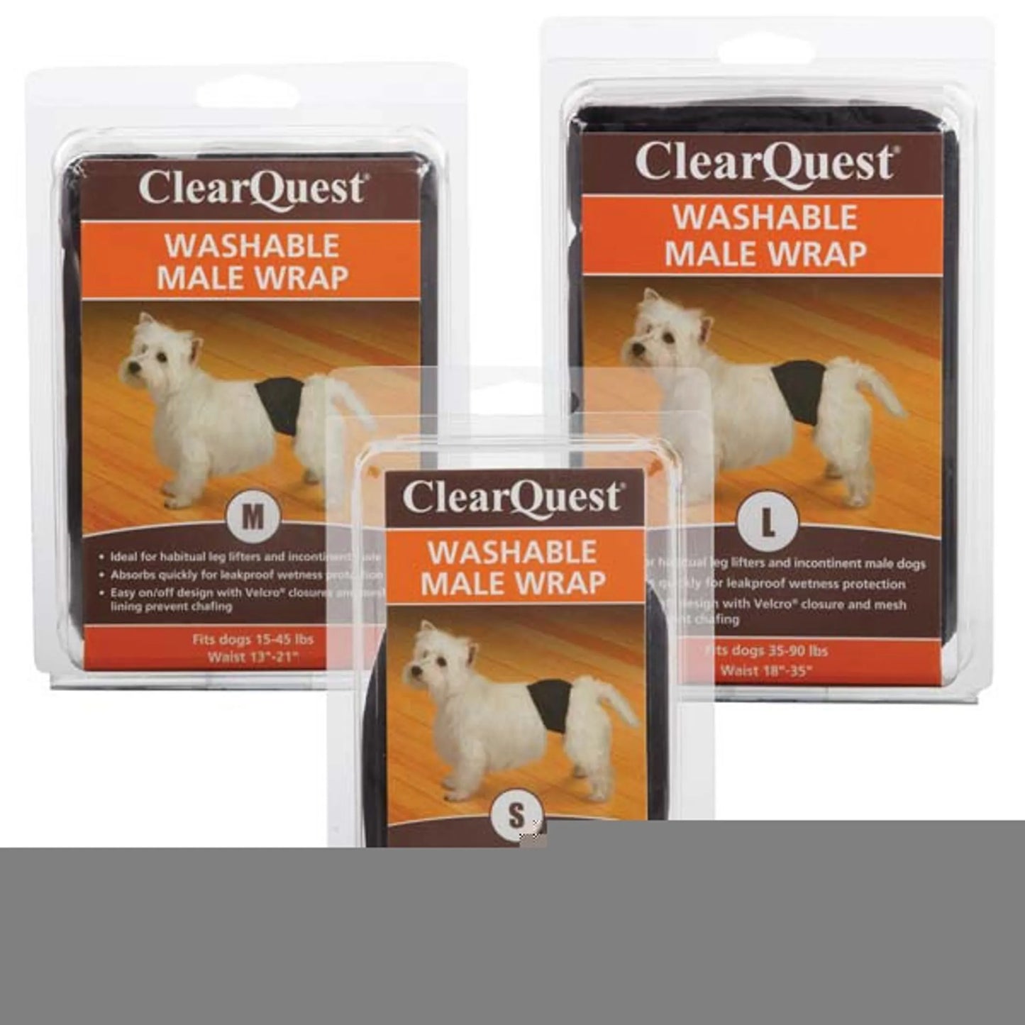 Washable Male Wrap - Comfortable and Absorbent Dog Diaper