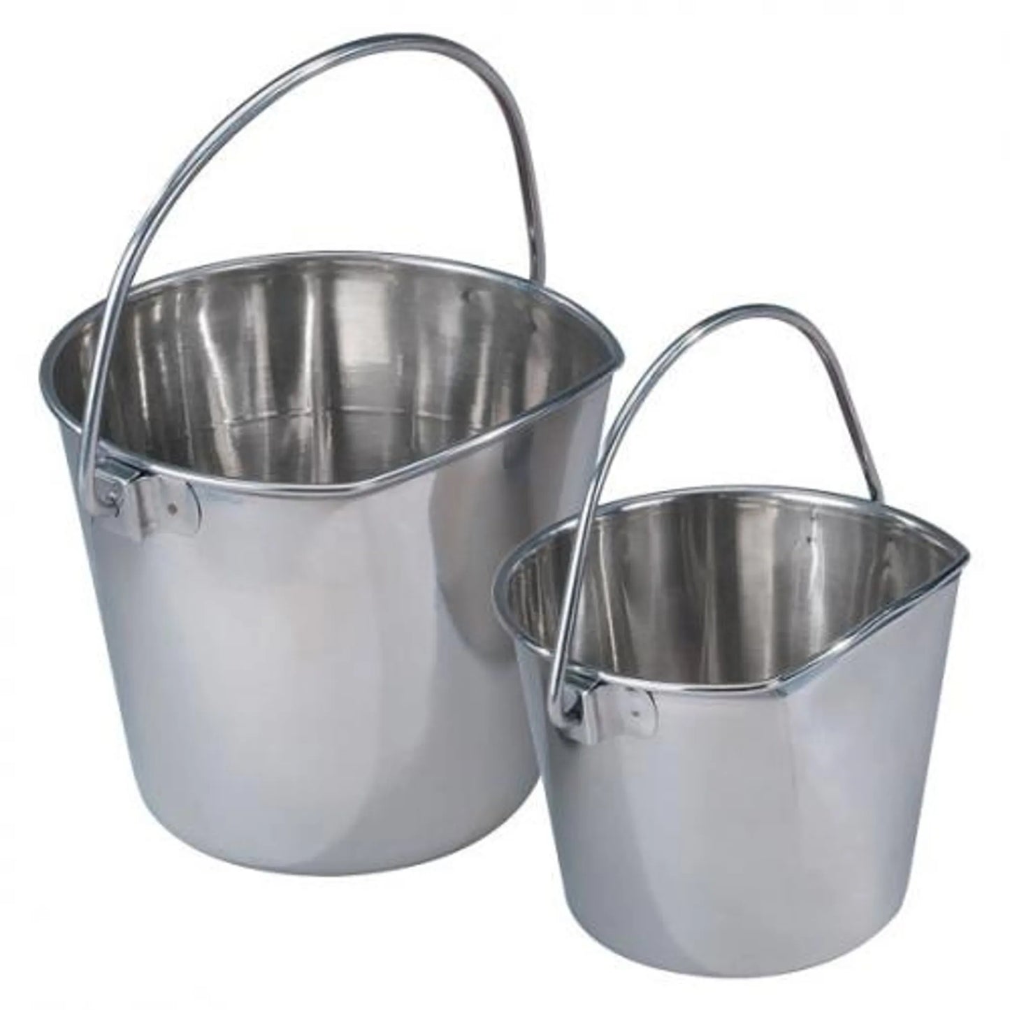 ProSelect Stainless Flat Sided Pail - Durable and Easy to Clean