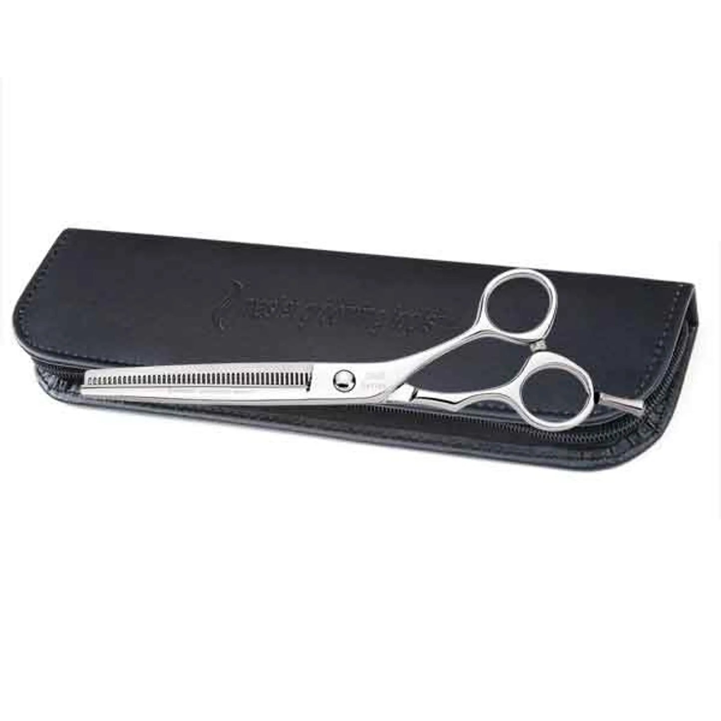 MG 5200 Blue Titanium Straight Shears - 6.5 Inch