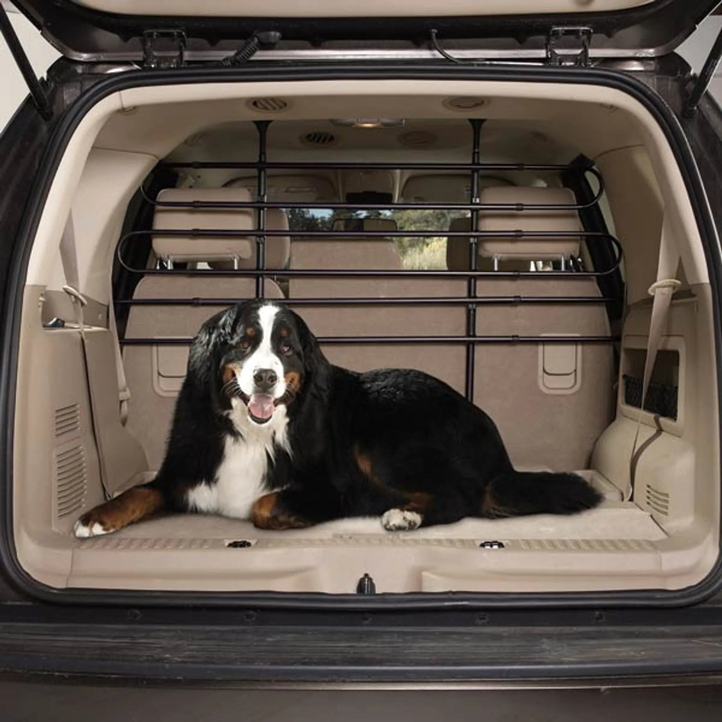 Guardian Gear Vehicle Barrier - Protective Car Barrier in Black