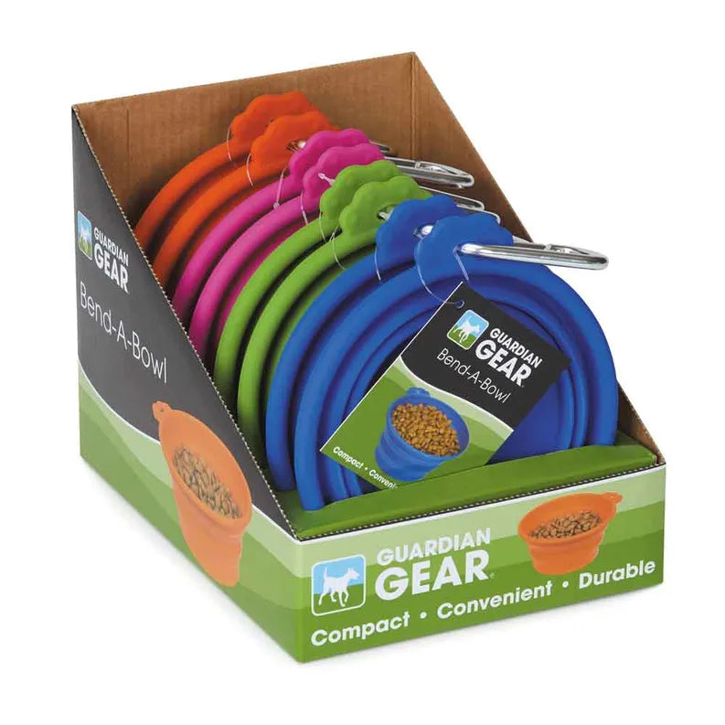 Guardian Gear Bend-a-Bowl - Convenient Portable Pet Bowl
