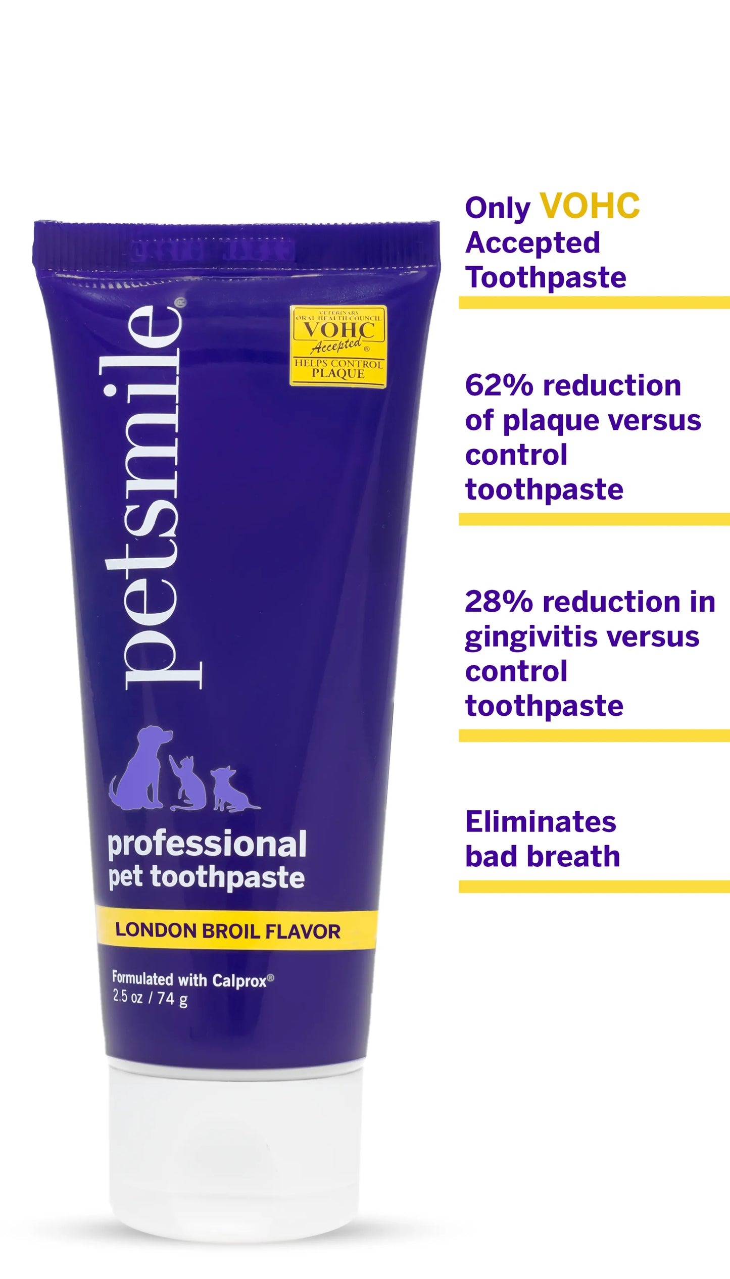 Professional Pet Toothpaste - Effective Plaque and Tartar Control