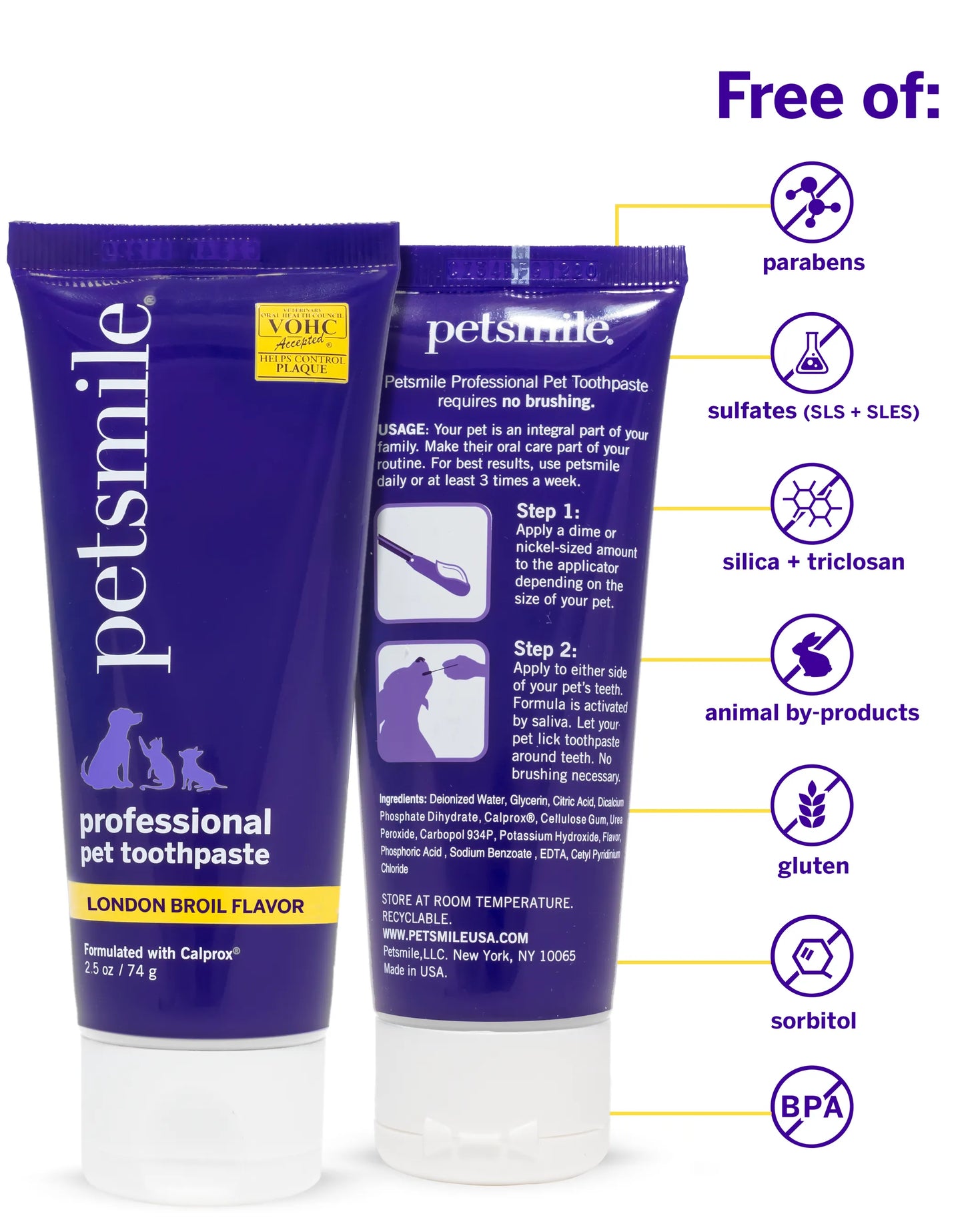 Professional Pet Toothpaste - Effective Plaque and Tartar Control