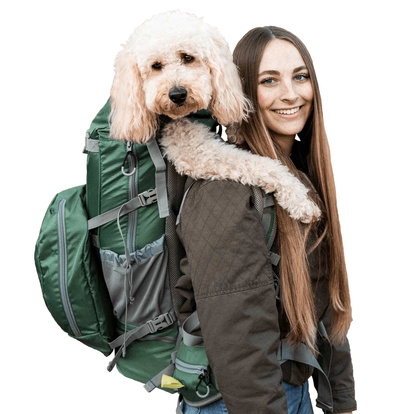Kolossus | Big Dog Carrier & Backpacking Pack - Myrtle Green - Comfort on the Go