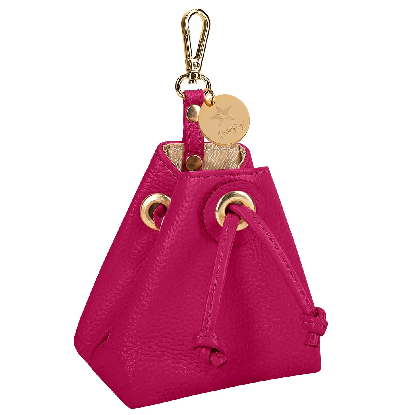 Bella Rose Treat Bag - Handmade Leather Pet Accessory