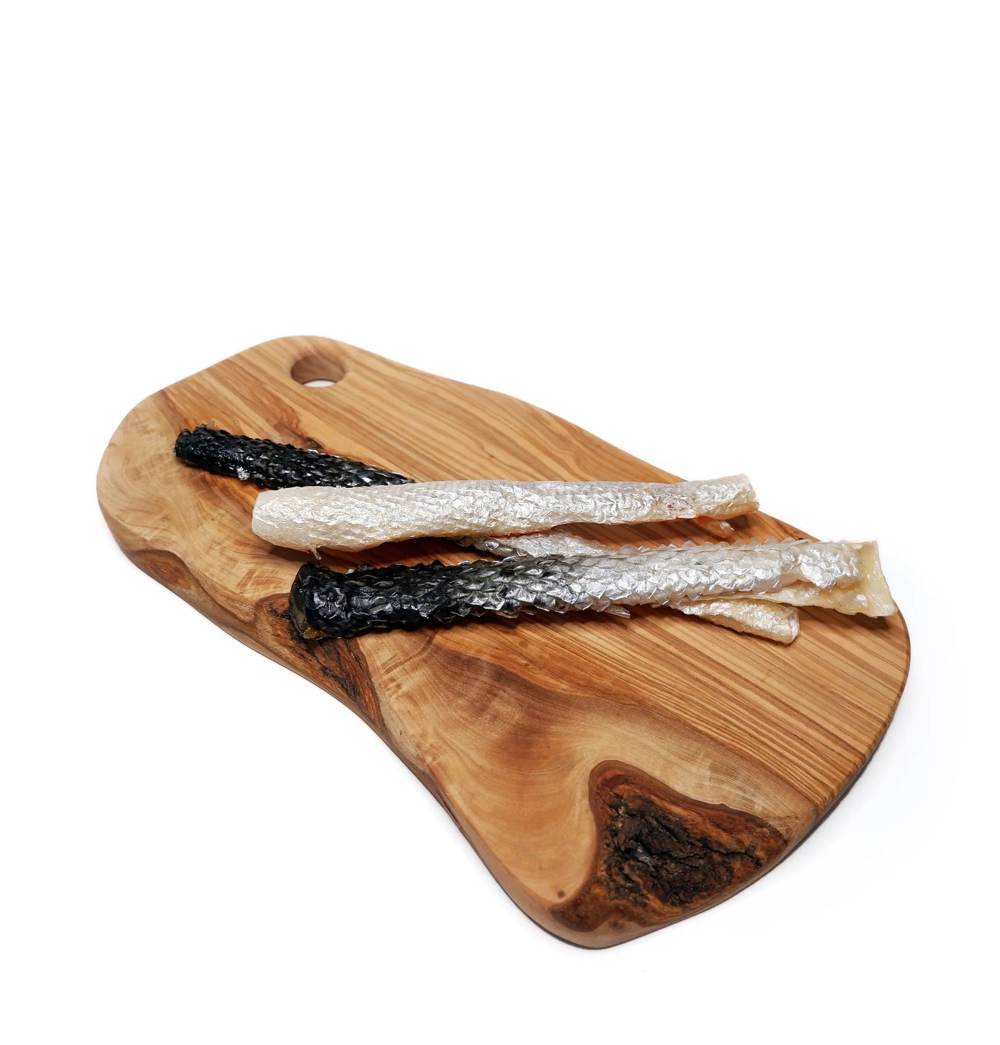 RawBitez Natural Freeze-Dried Salmon Skin Sticks Dog Treats