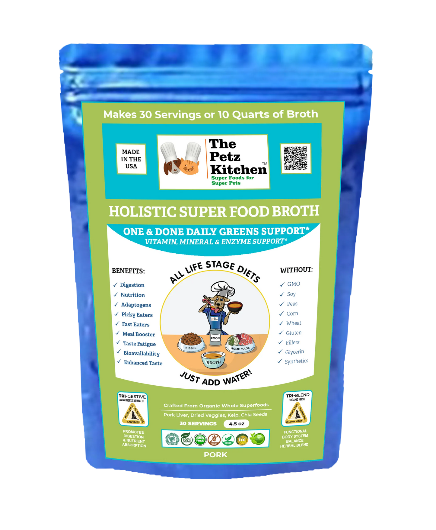 Super Food Broth - Vitamin, Mineral & Enzyme Support for Dogs & Cats*