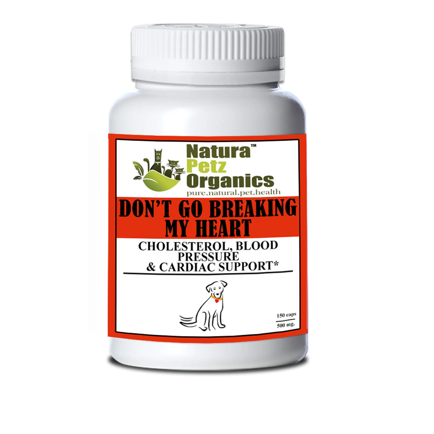 Don't Go Breaking My Heart Capsules - Cardiac Support for Dogs and Cats