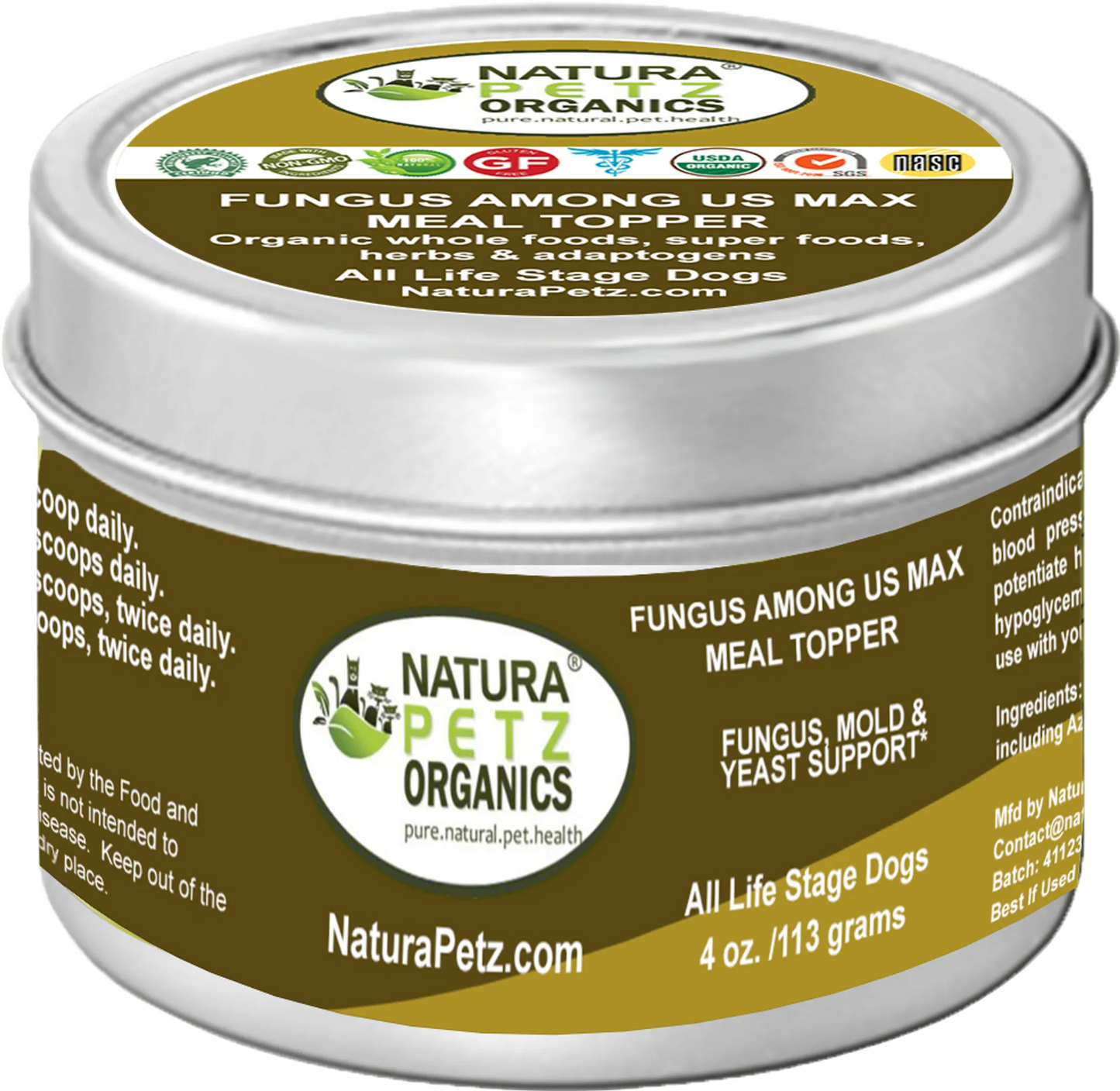 Fungus Among Us Max Meal Topper - Fungus, Mold & Yeast Support for Pets