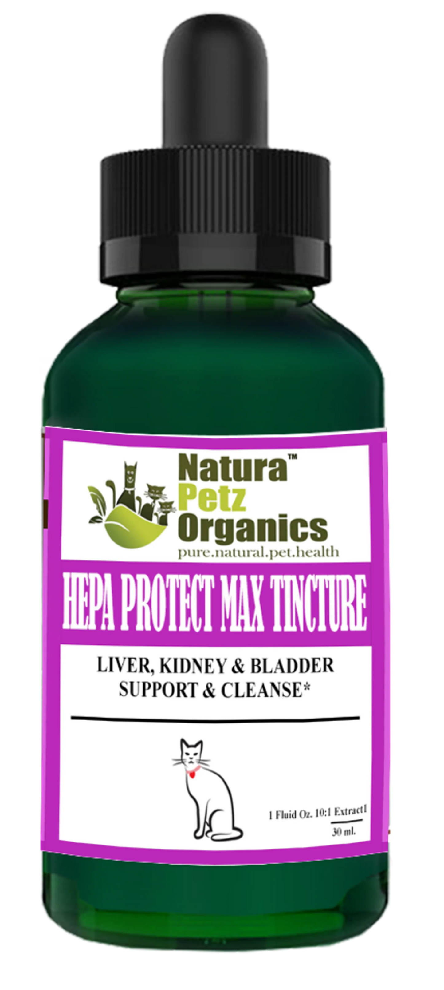 Hepa Protect Max Tincture Master Blend - Liver, Kidney & Bladder Support & Cleanse for Pets