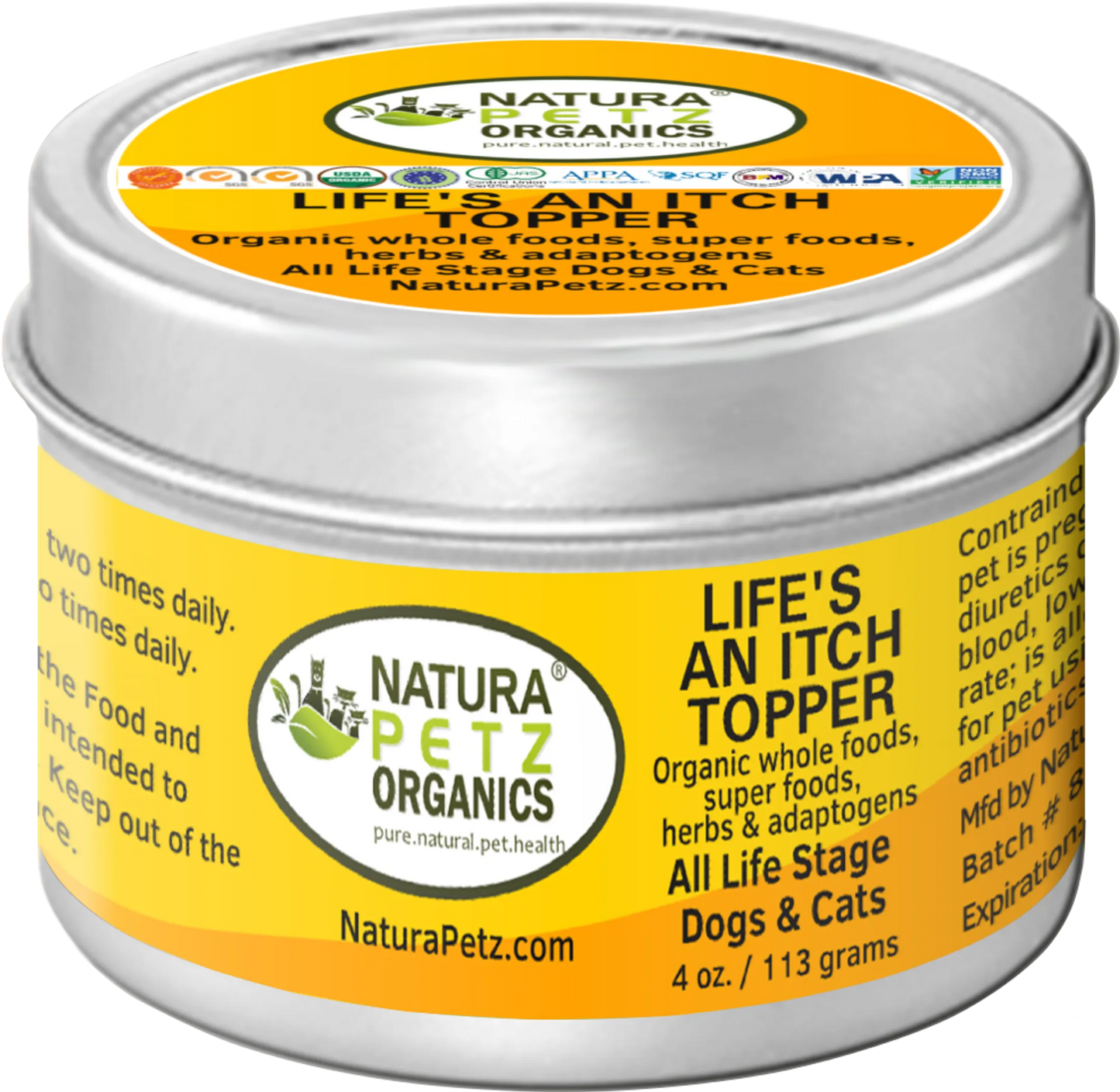 Life's an Itch! Anti-Allergy Flavored Meal Topper for Dogs & Cats