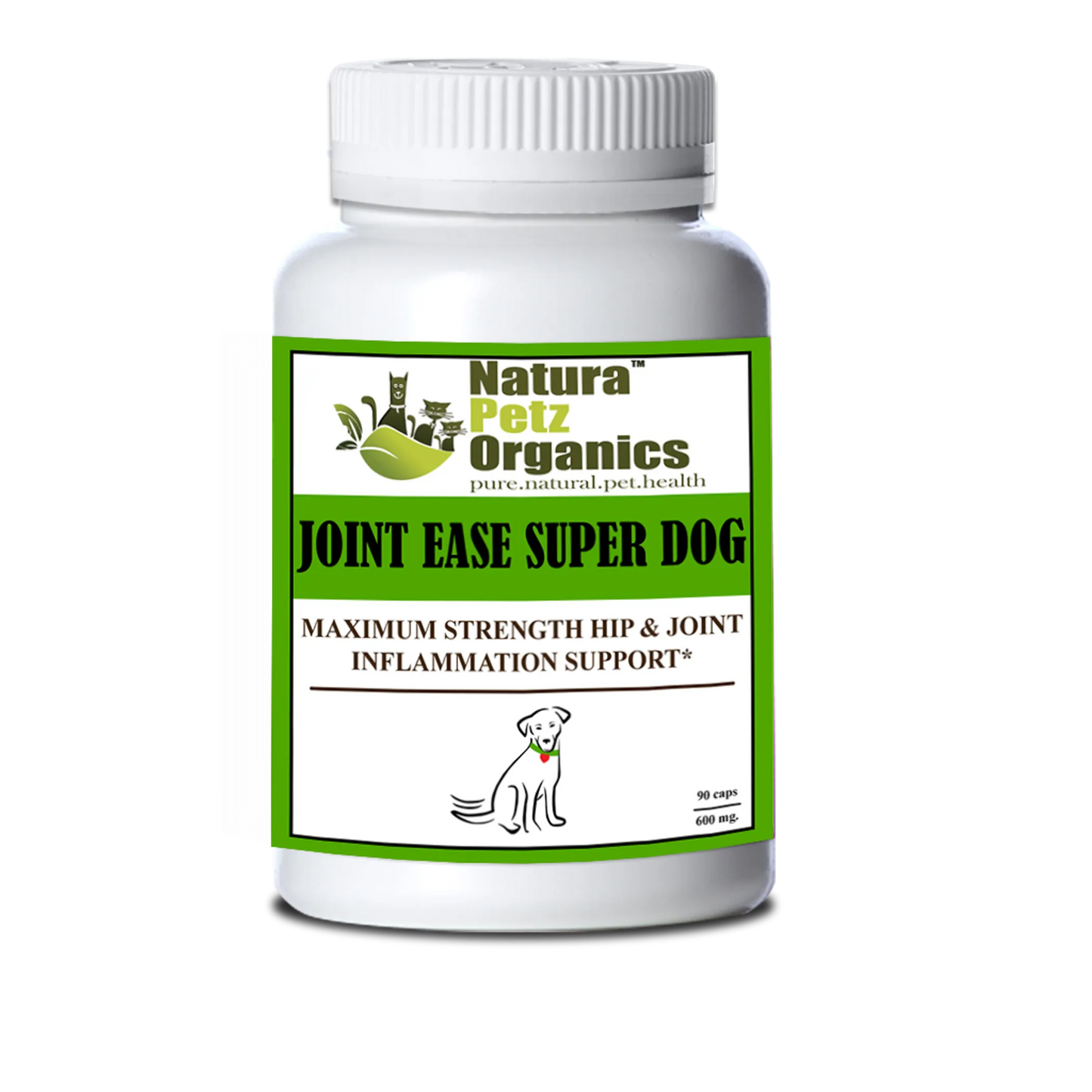 Joint Ease Max Super Dog Super Cat - Hip Joint & Inflammation Support - 90 Caps