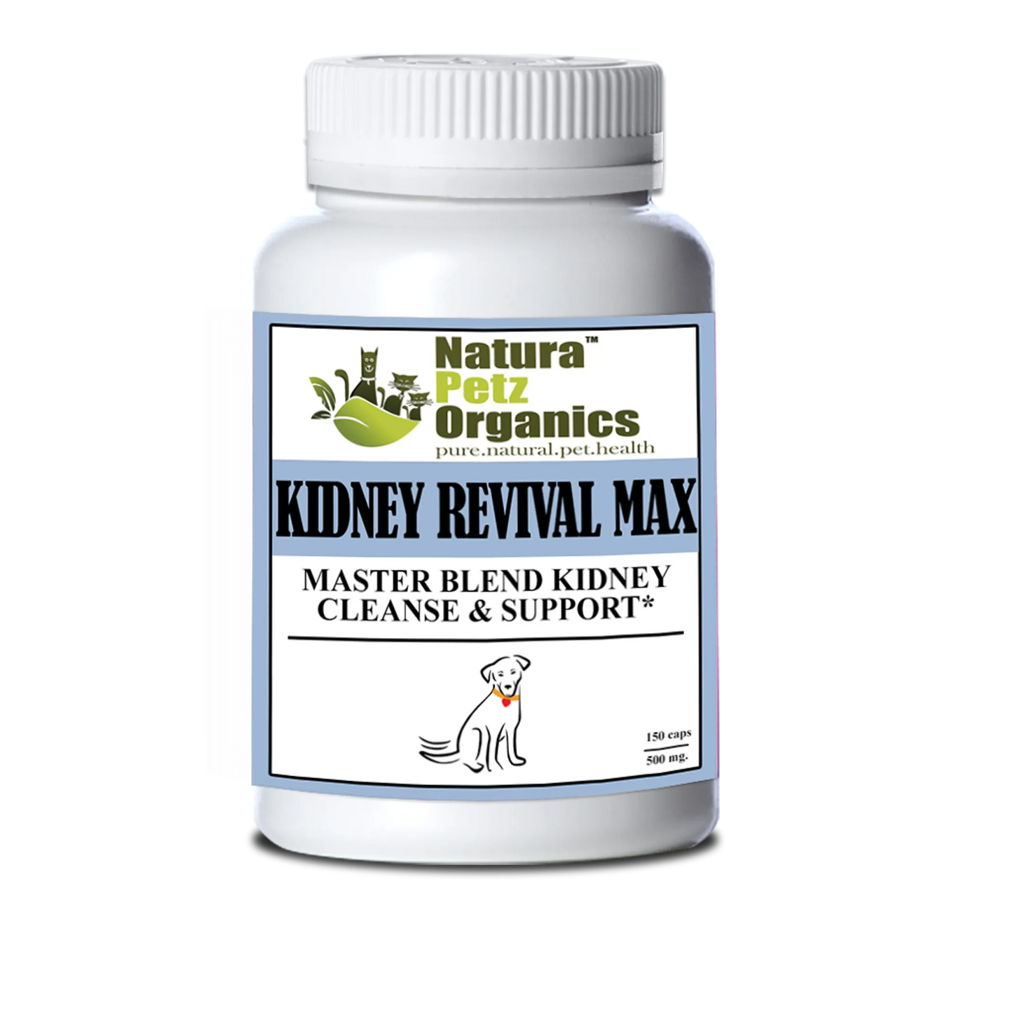 Kidney Revival Max - Master Blend Kidney Cleanse & Support for Adult & Senior Dogs