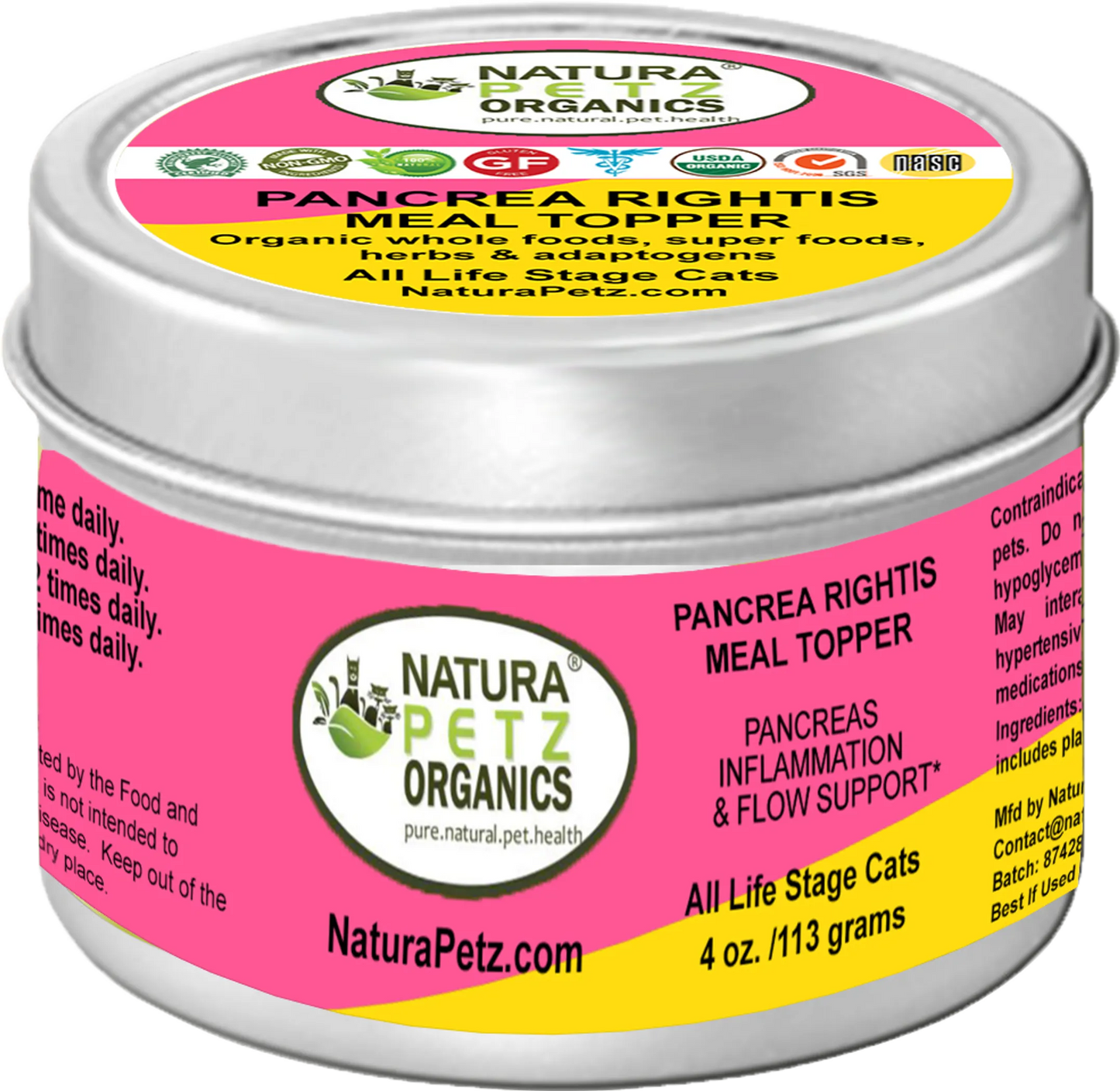 Pancrea Rightis Max Meal Topper for Dogs & Cats - Pancreas Inflammation & Flow Support
