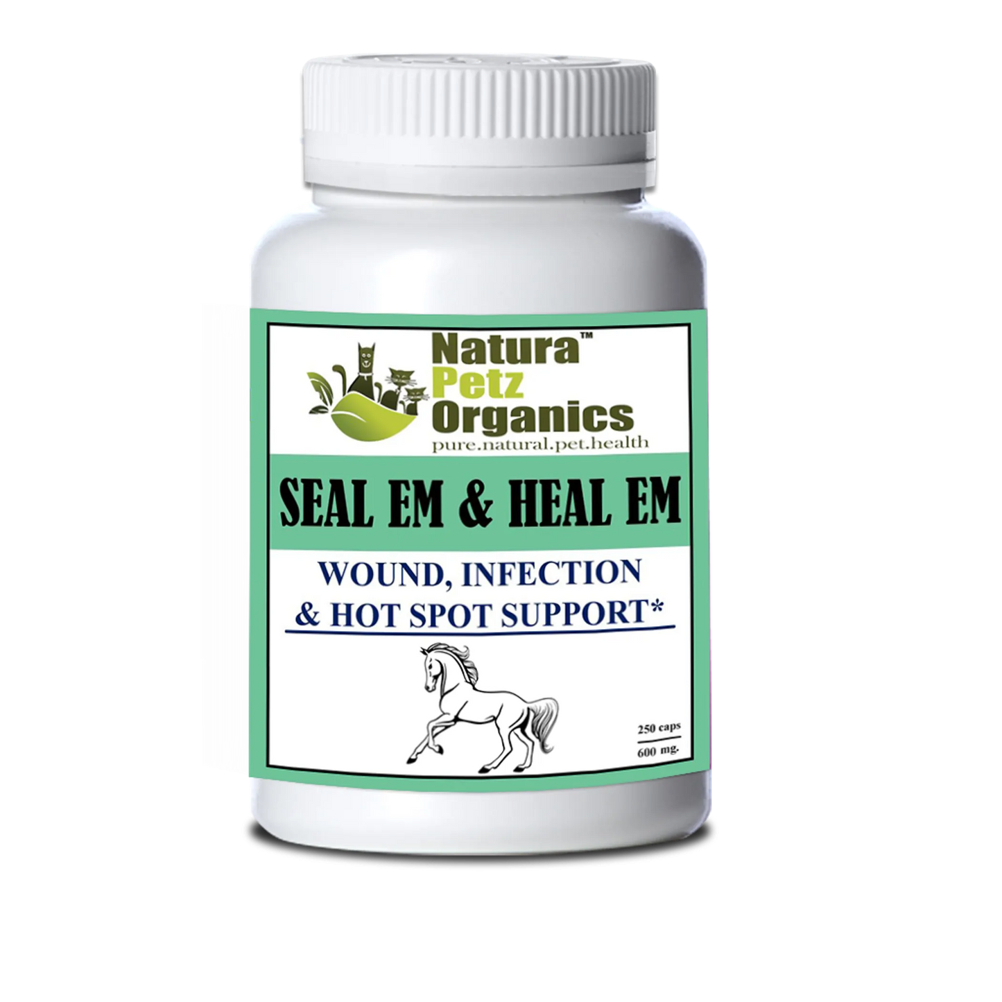Seal Em & Heal Em Capsules - Wound & Infection Support for Horses*
