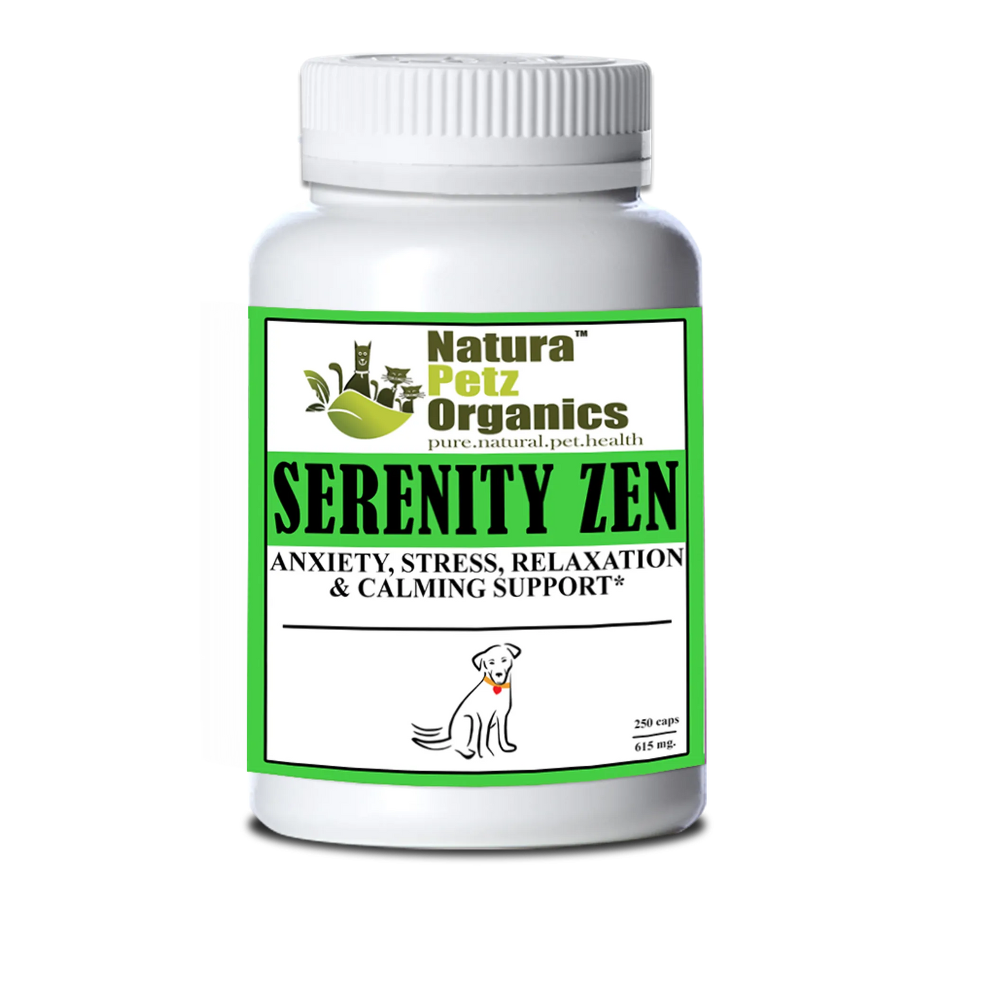 Serenity Zen for Dogs & Cats - Anxiety, Stress, Relaxation & Multi-Systems Calming Support
