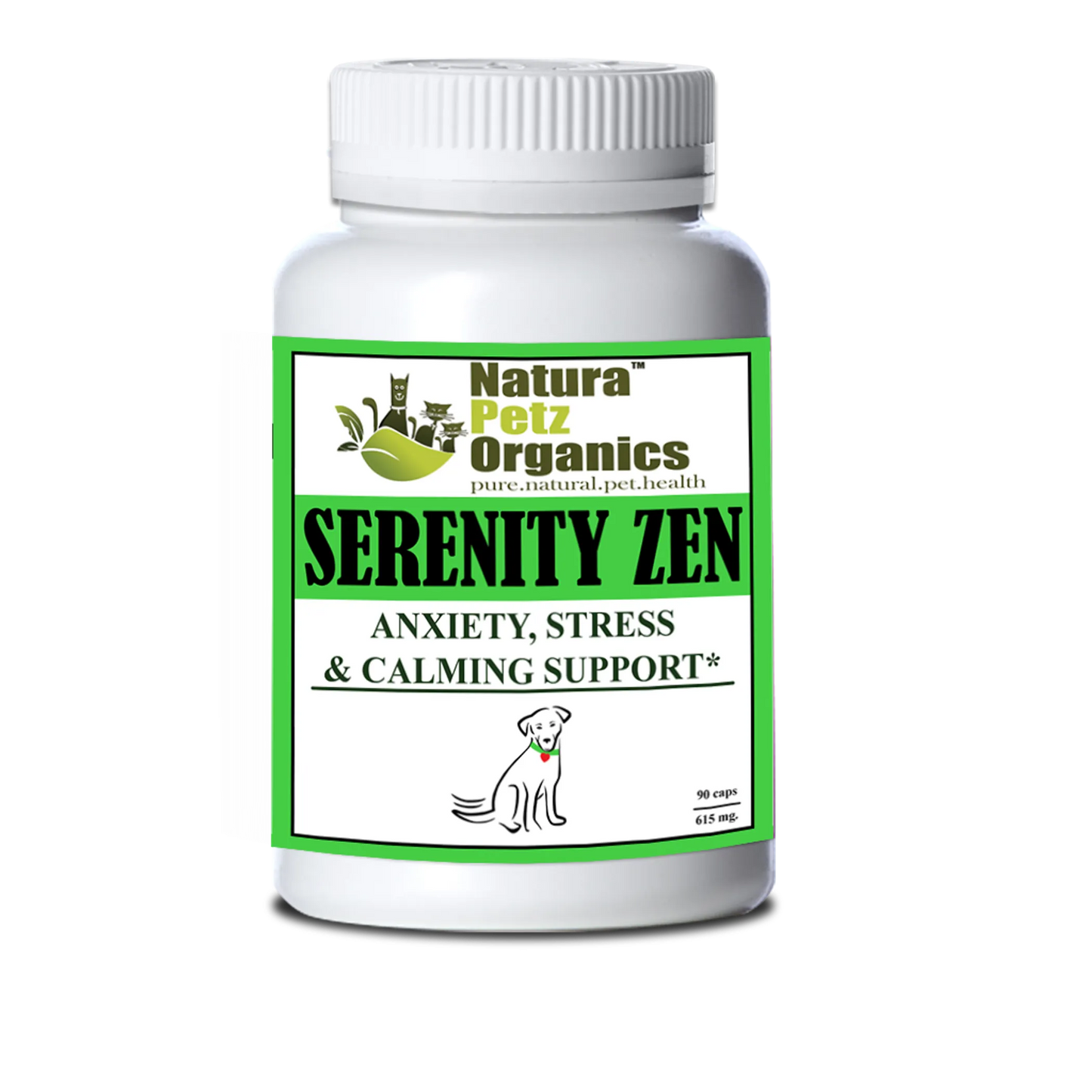 Serenity Zen for Dogs & Cats - Anxiety, Stress, Relaxation & Multi-Systems Calming Support