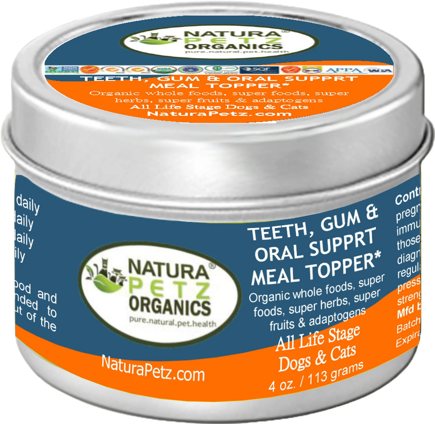 Teeth, Gum & Oral Support Meal Topper - Oral Health Booster for Pets