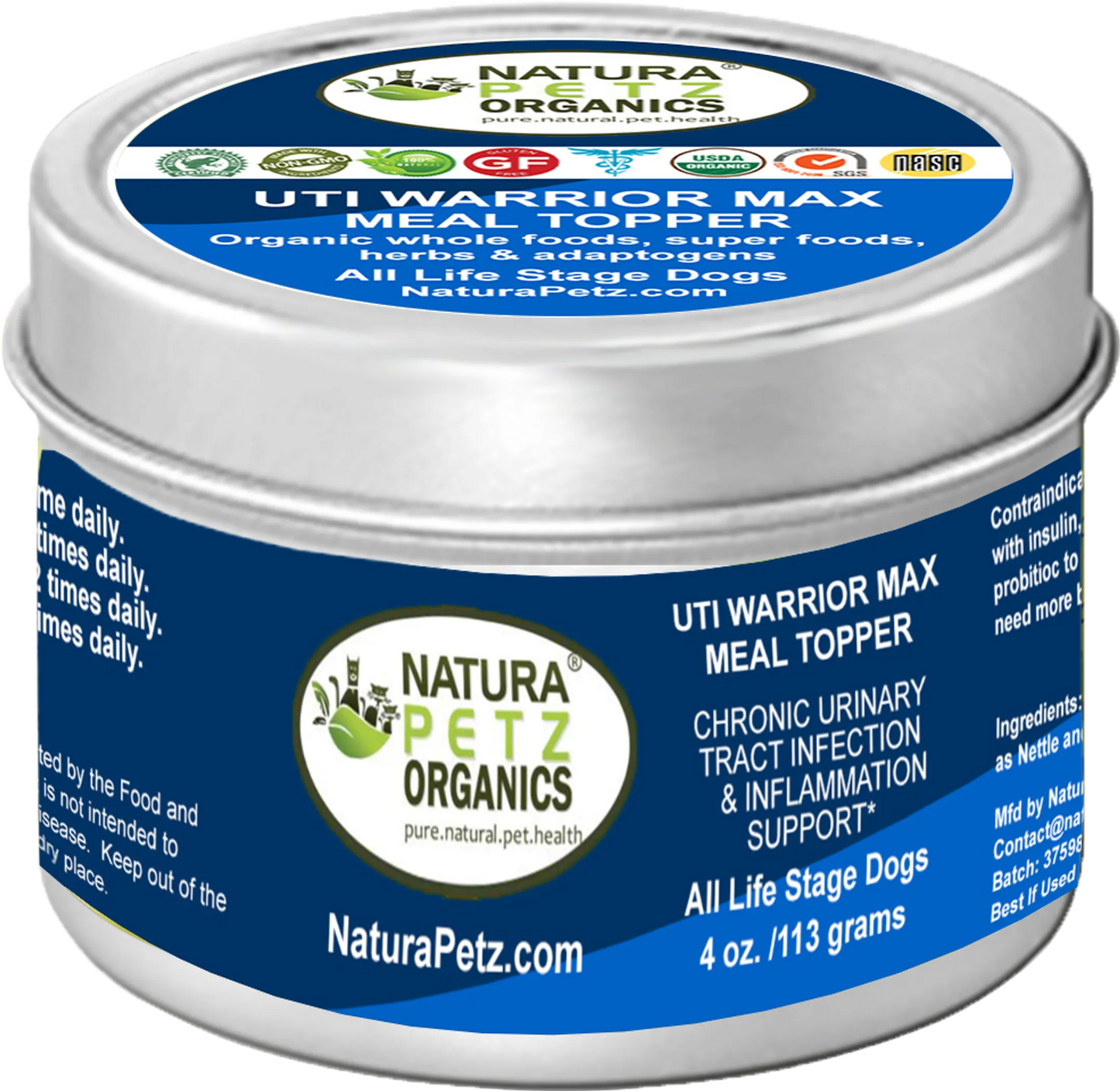 UTI Warrior Max Meal Topper - Urinary Tract Infection Support for Pets