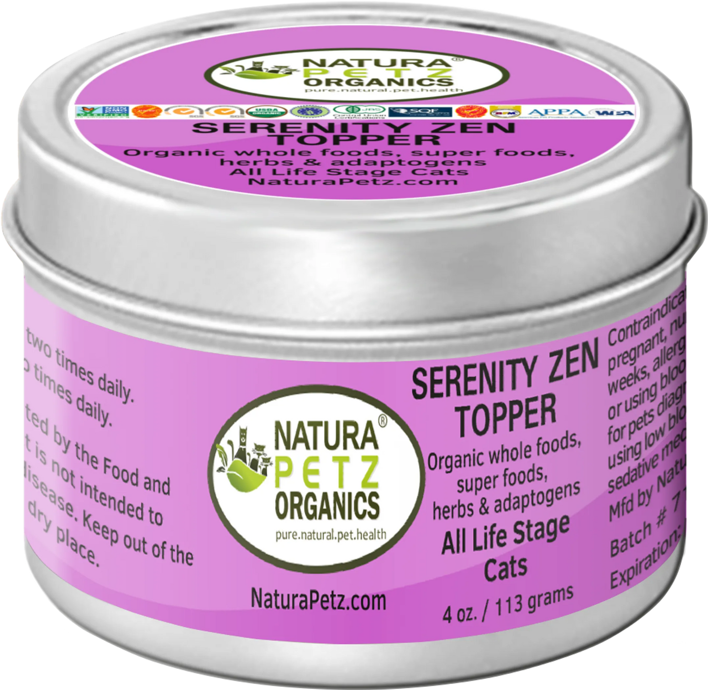 Serenity Zen Meal Topper - Anti-Stress & Anti-Anxiety Support for Pets
