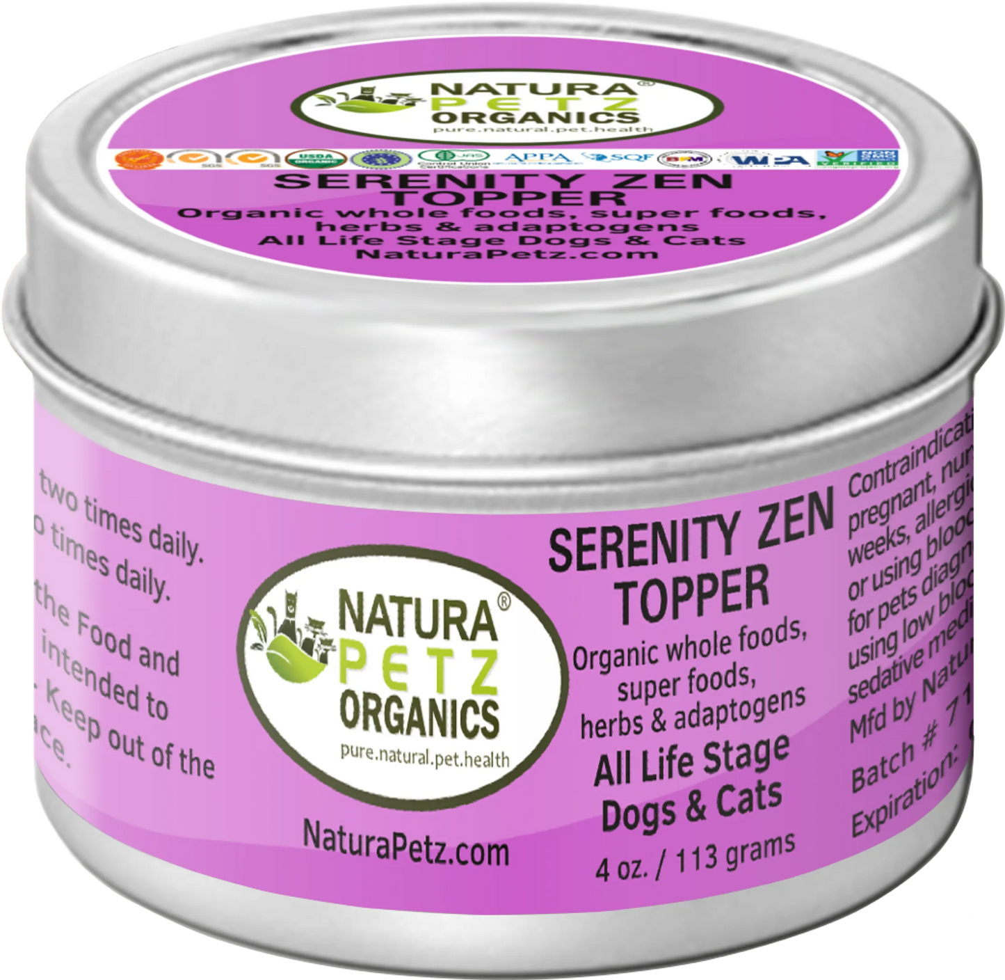 Serenity Zen Meal Topper - Anti-Stress & Anti-Anxiety Support for Pets