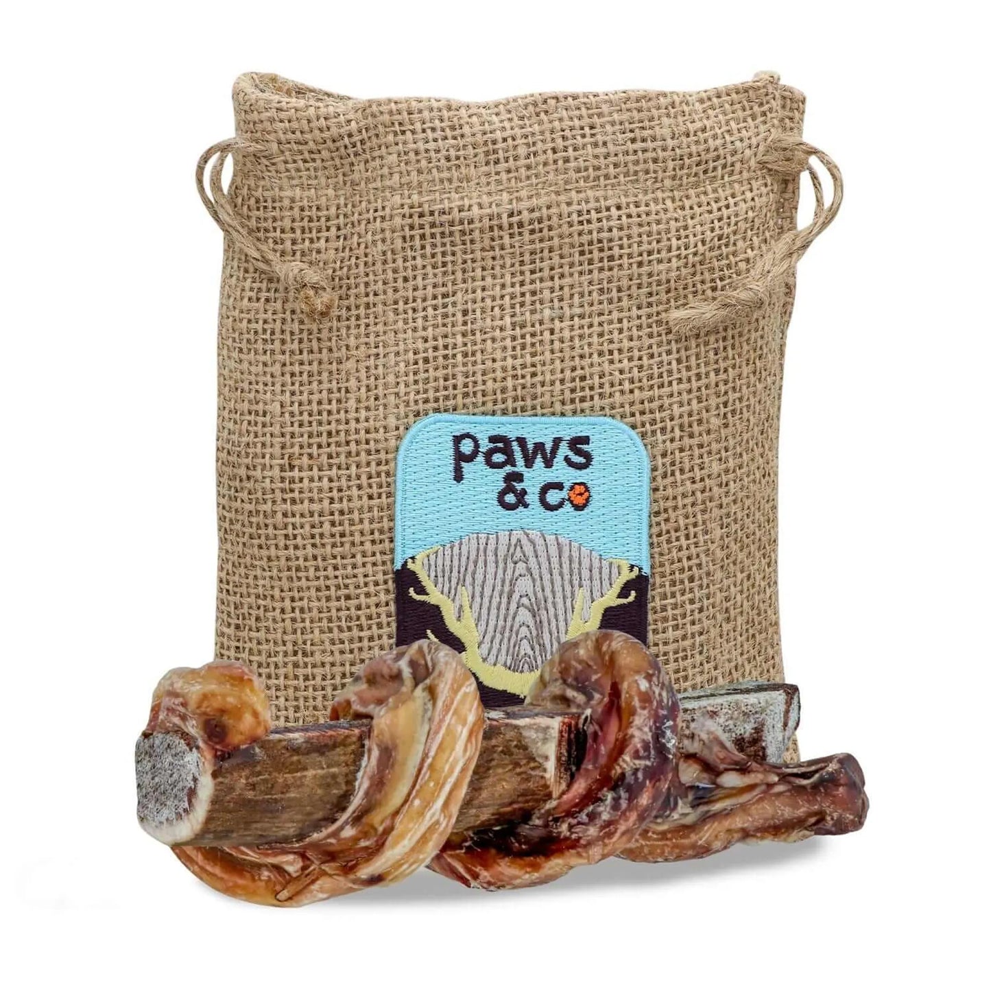 Wrapped Split Antler Chew Dog Treat - For Heavy Chewers