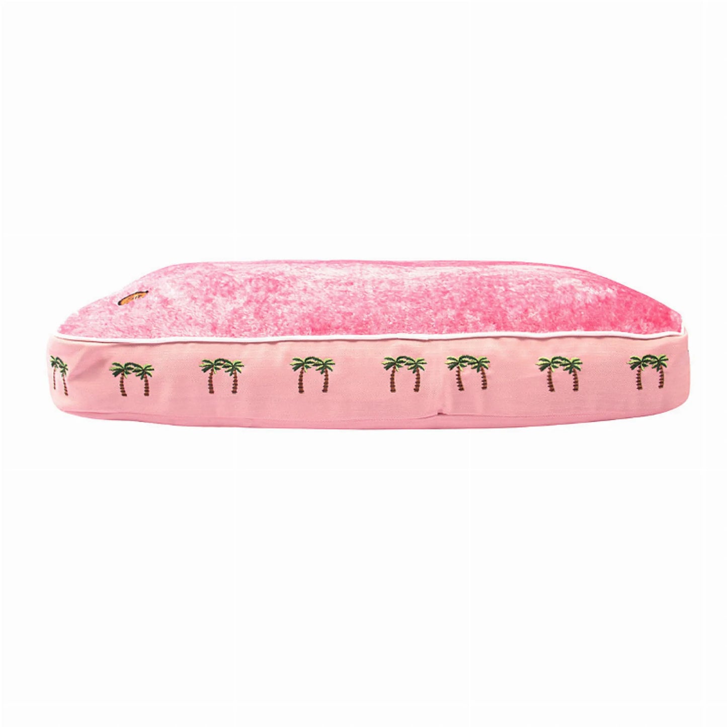 Halo Palm Trees Rectangular Small Dog Bed - Tropical Comfort for Your Pet