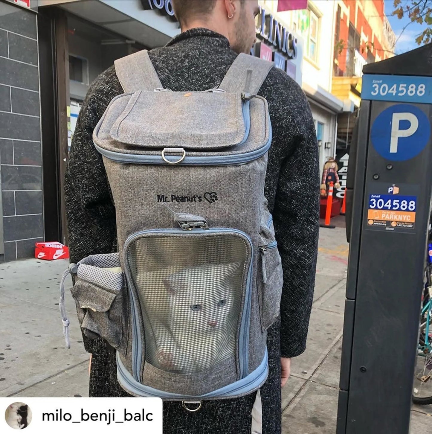 Mr. Peanut's Vancouver Series - Versatile Backpack Pet Carrier