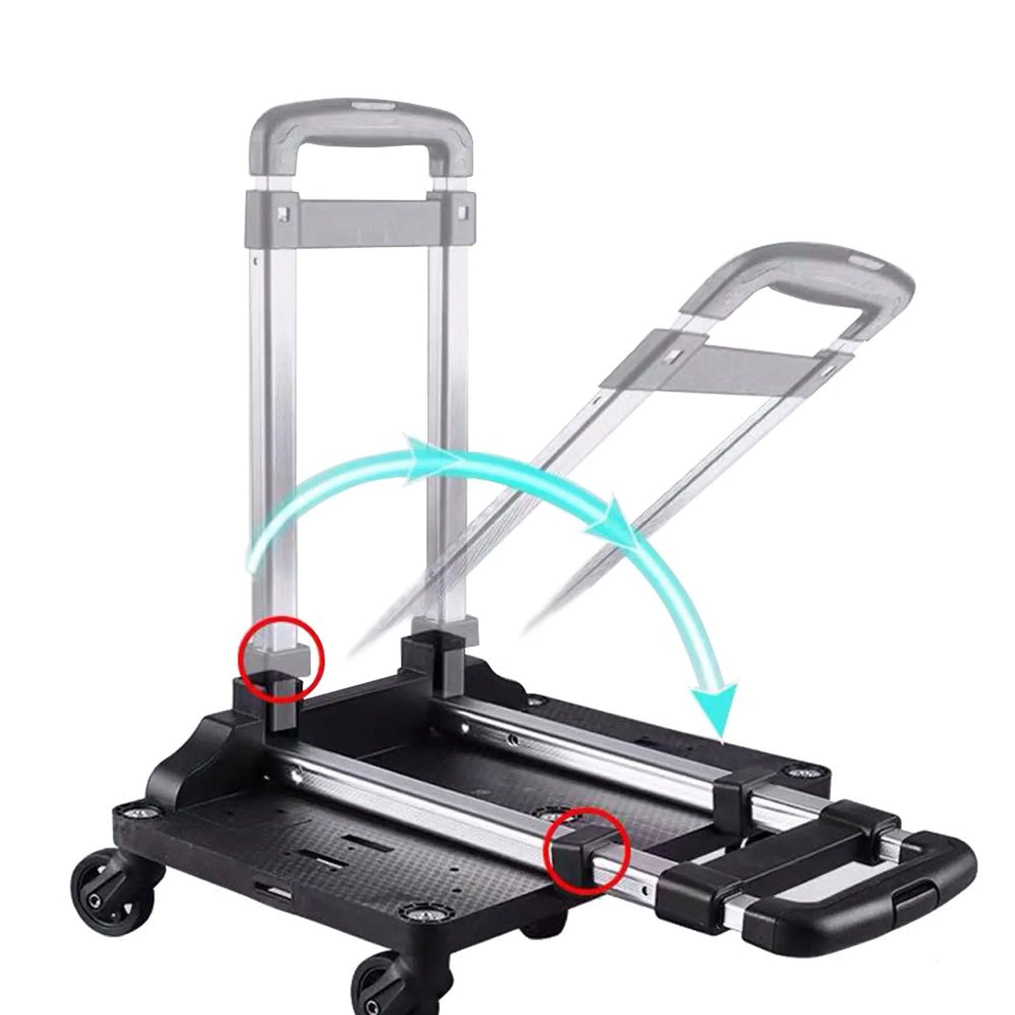 Mr. Peanut's Pet Carrier/Luggage Bag Spinner Wheelbase - Convenient Pet Travel Accessory