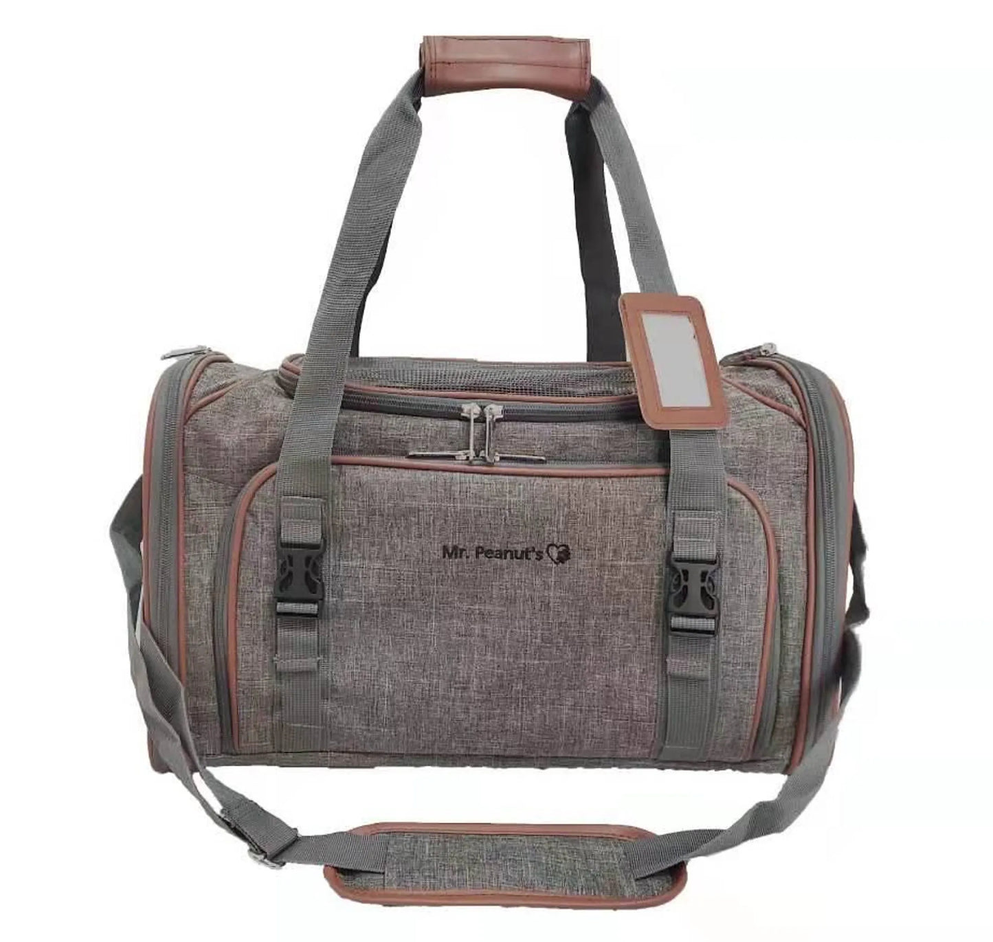 Mr. Peanut's Platinum Series Double Expandable Pet Carrier - Spacious Pet Travel