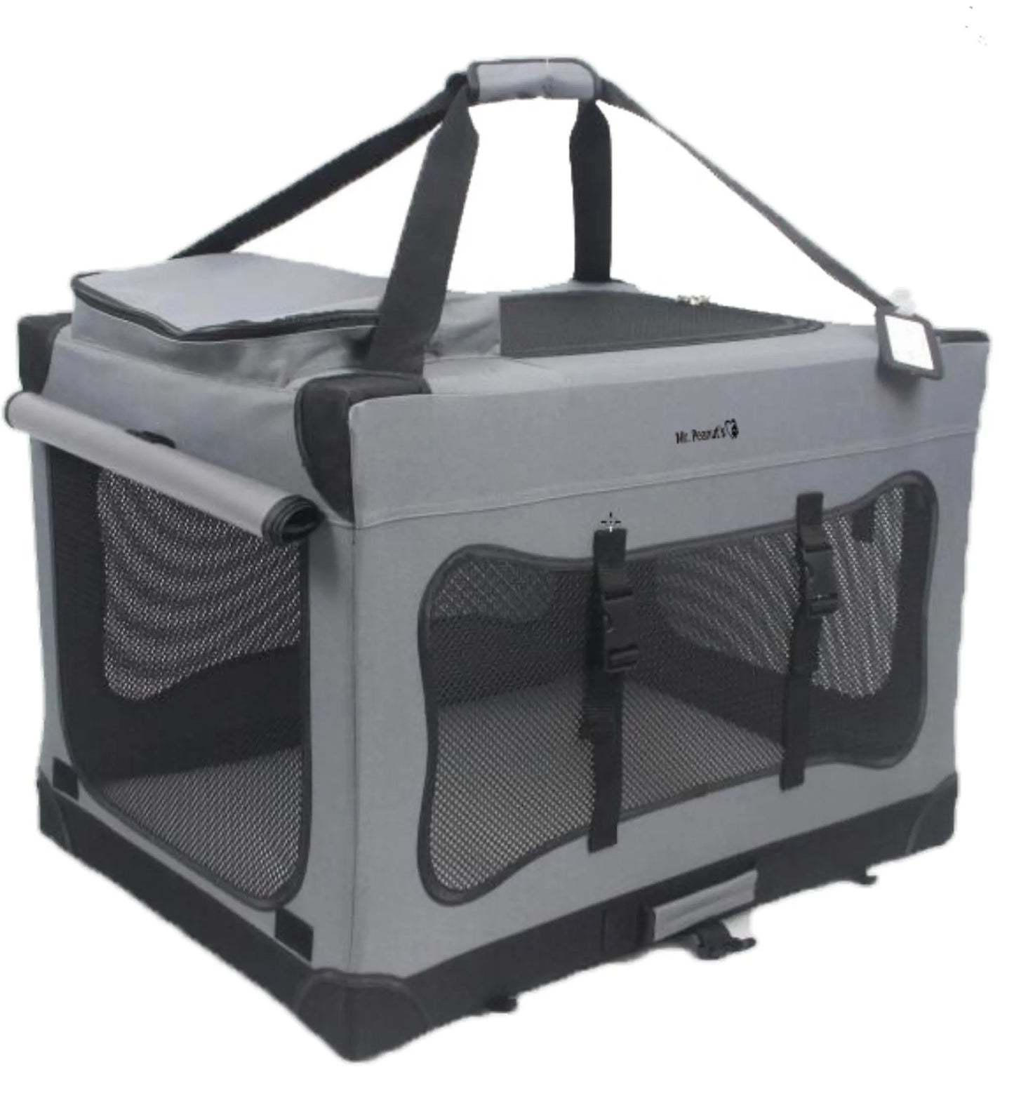 Mr. Peanut's Soft Sided Portable Pet Crate - Lightweight Pet Containment