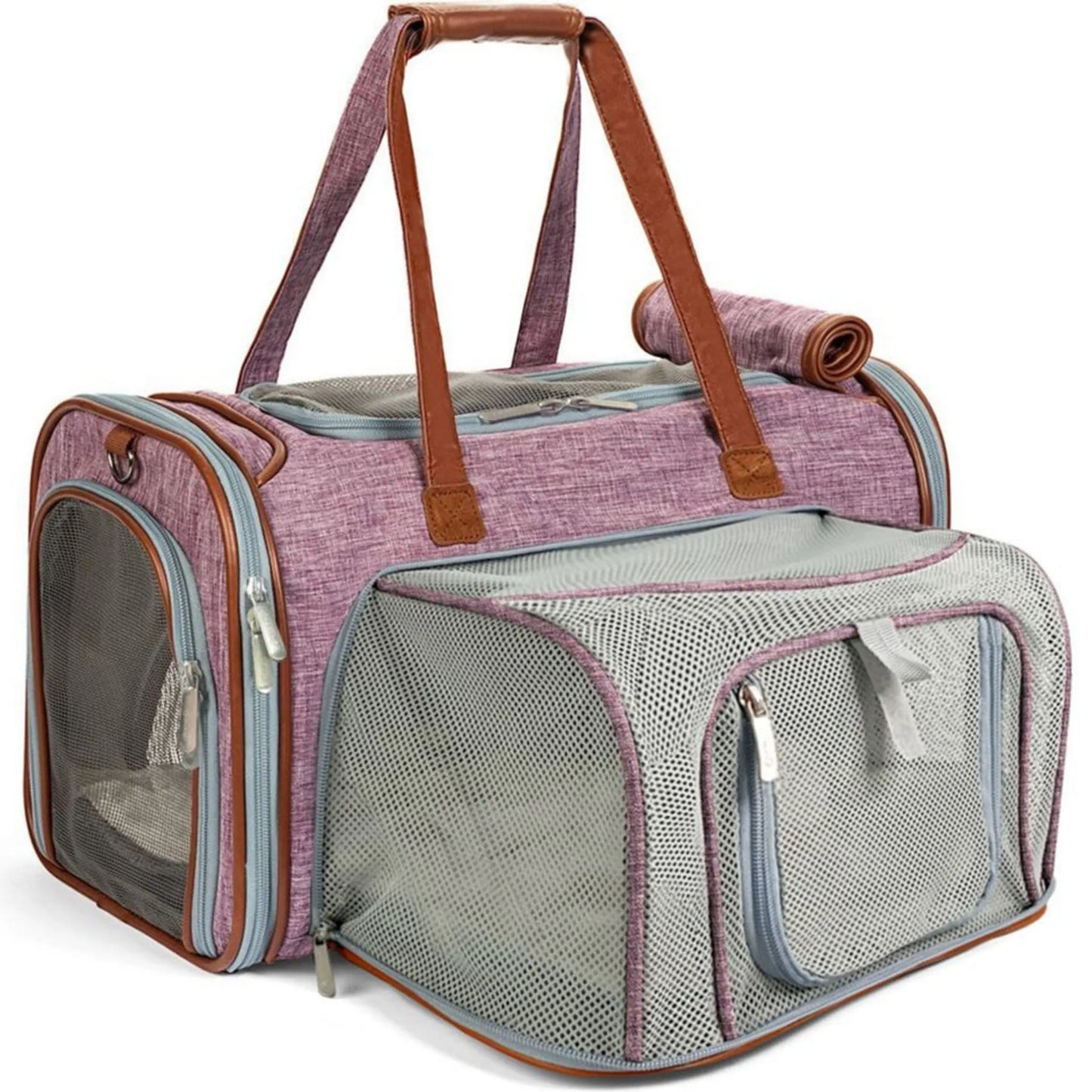 Mr. Peanut's Gold Series - Mini Size Expandable Pet Carrier for Small Pets
