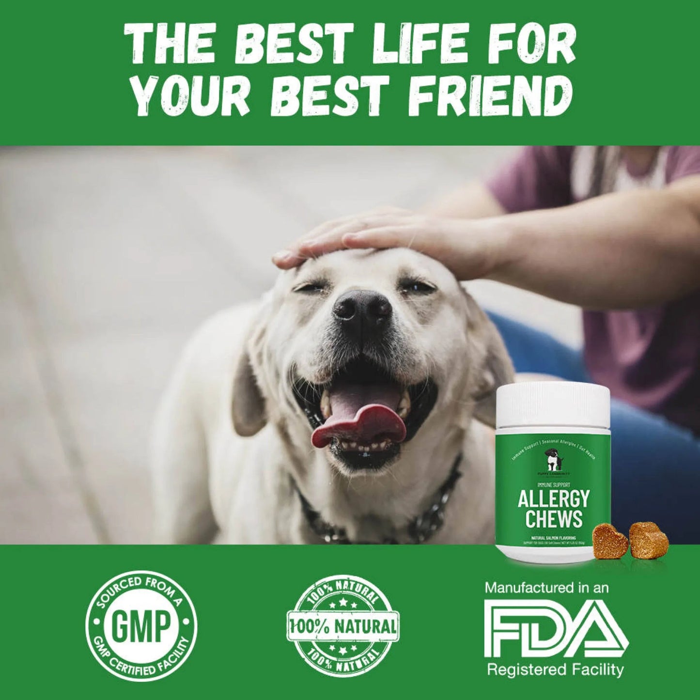 Puppy Community Allergy Chews - Immune Boosting Formula for Dogs