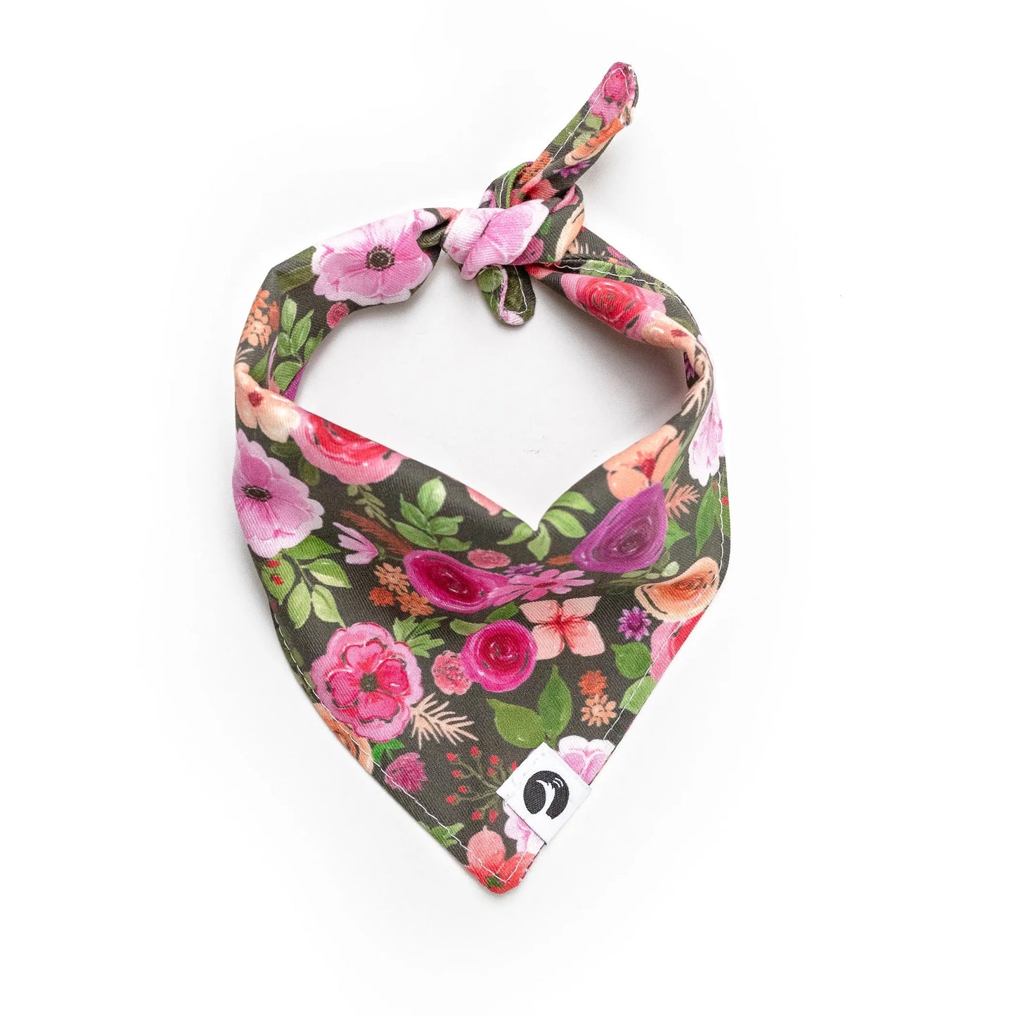 Mulberry Bouquet Dog Bandana by Puppy Community - Elegant Dog Accessory