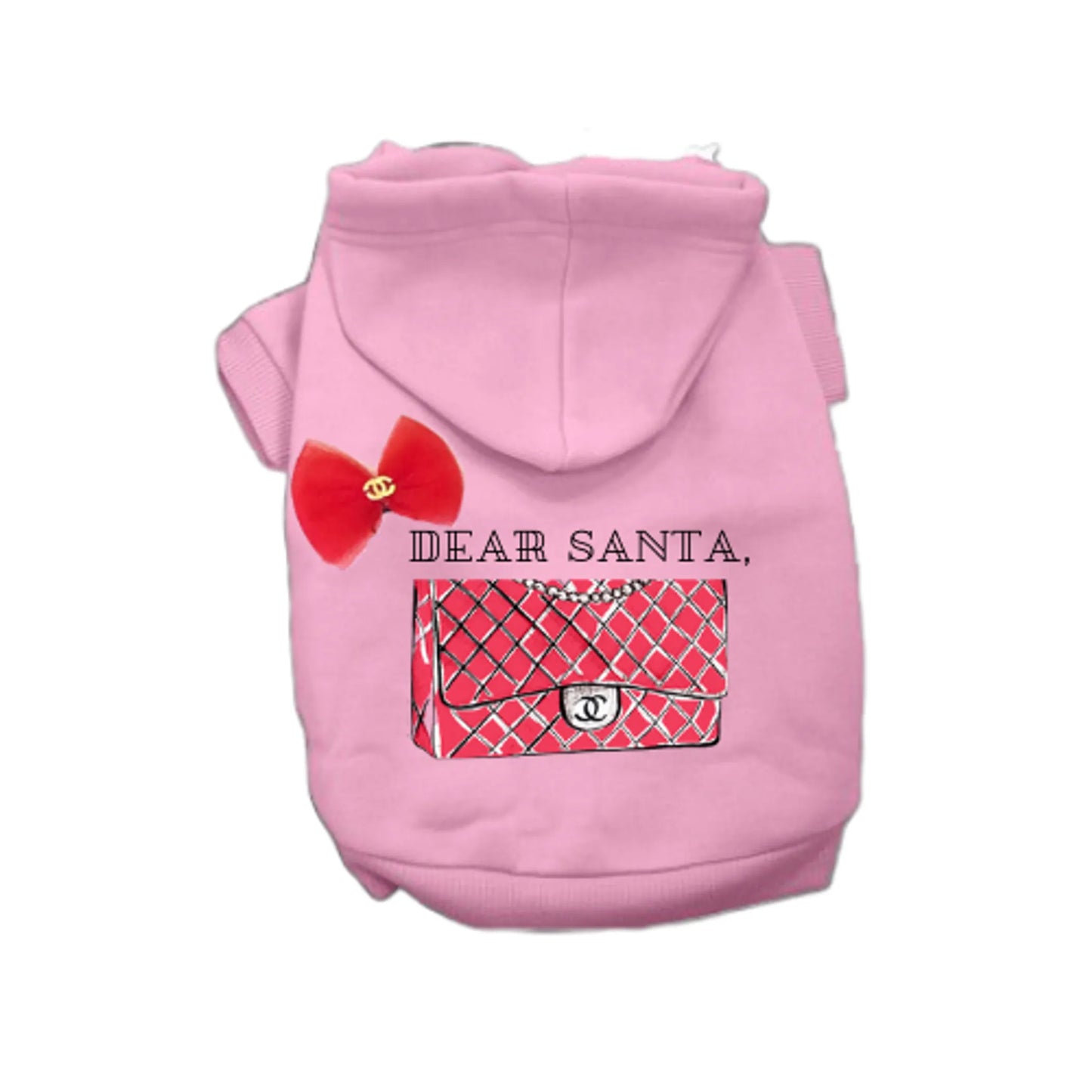 Dear Santa Hoodie - Fashionable Dog Apparel